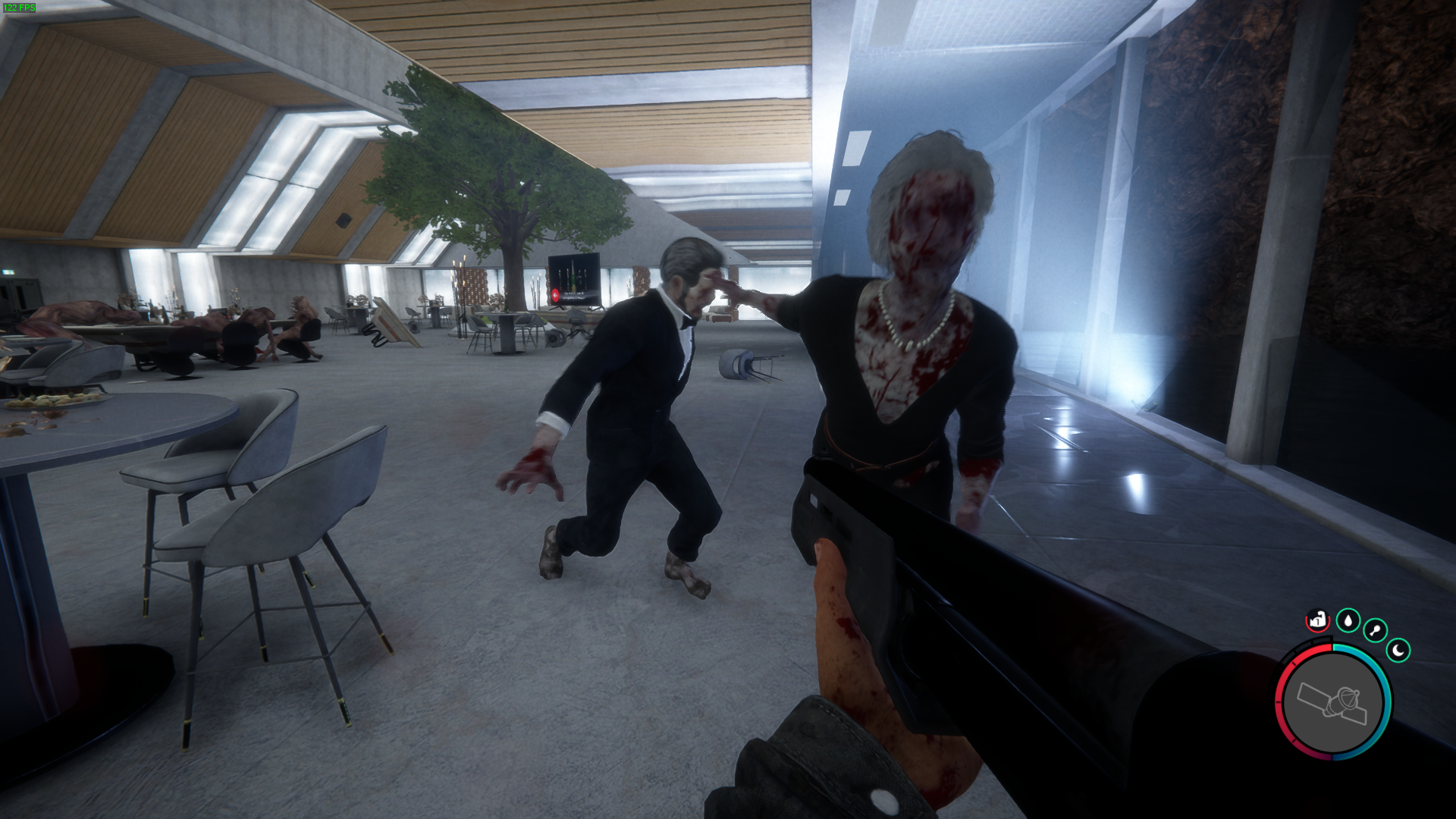 Equip yourself with ranged weapons and protective armor to face the Food Bunker Boss.