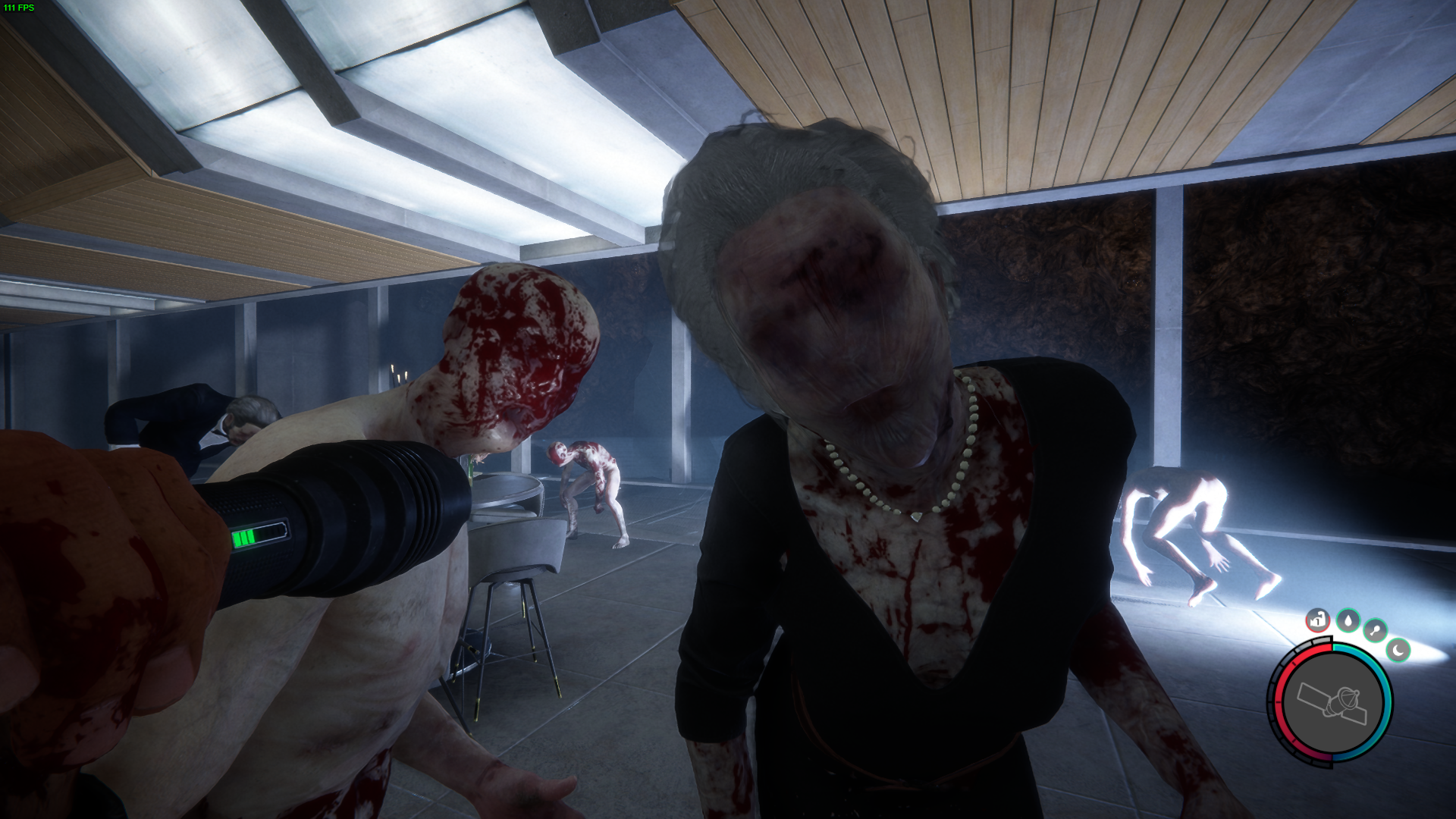 Edward and Barbara Puffton make a menacing entrance.