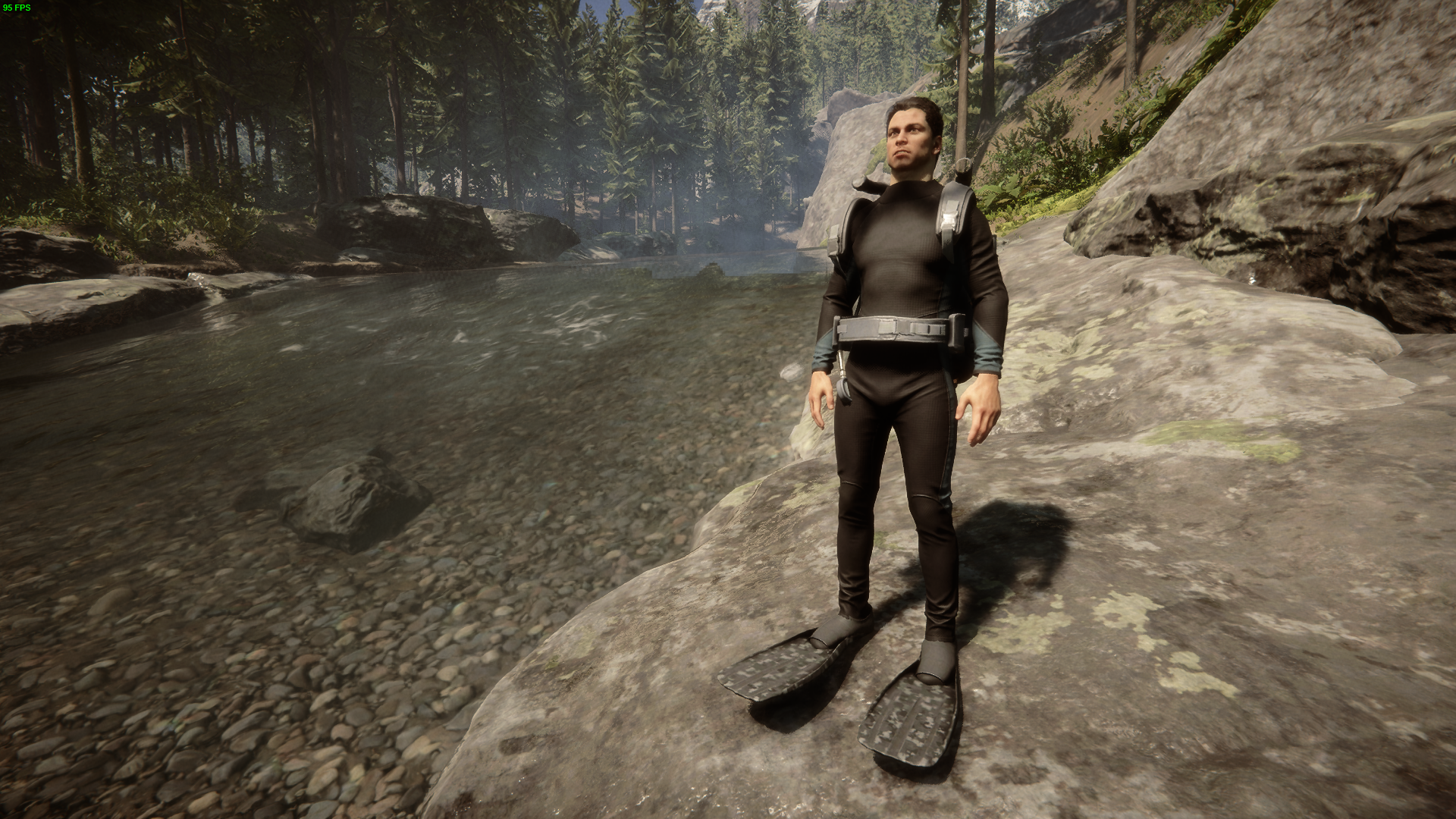 The wetsuit lets you dive into the heart of the game.