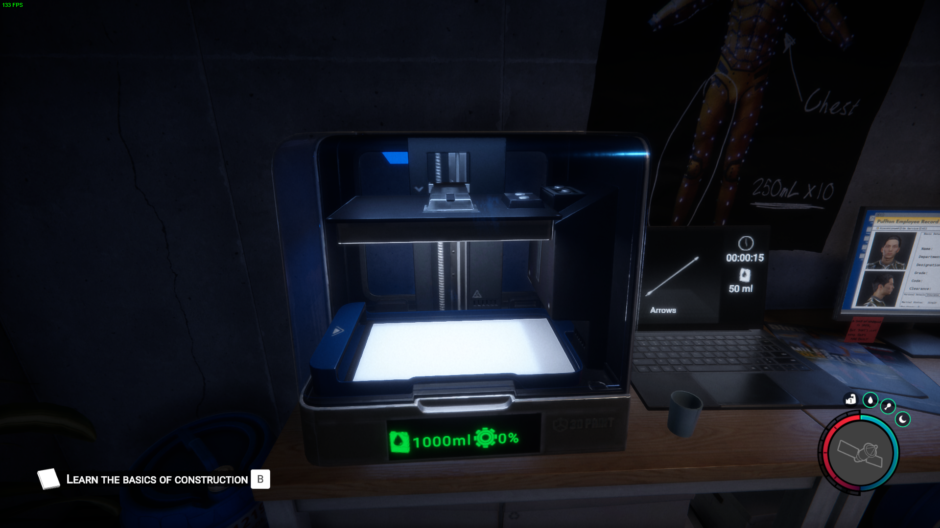 Explore 3D printer room.