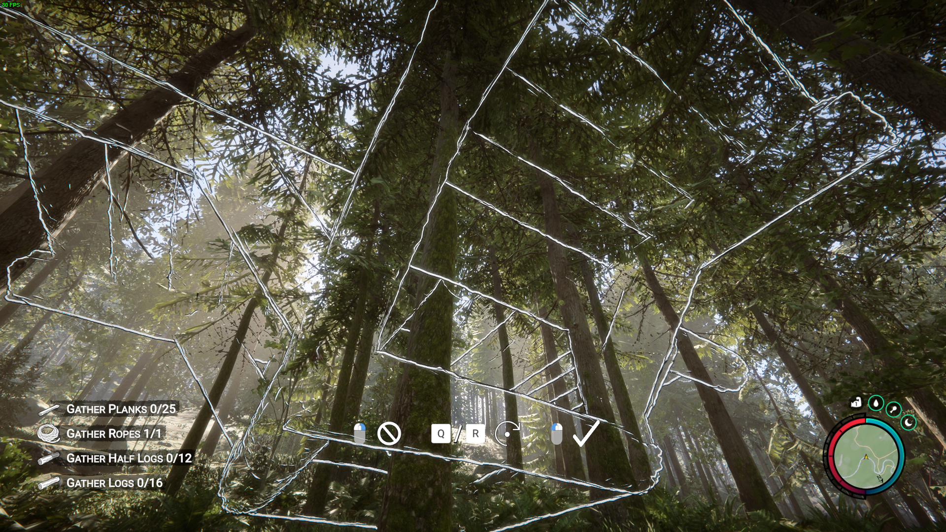 Learn how to utilize rope for building shelters and traps.
