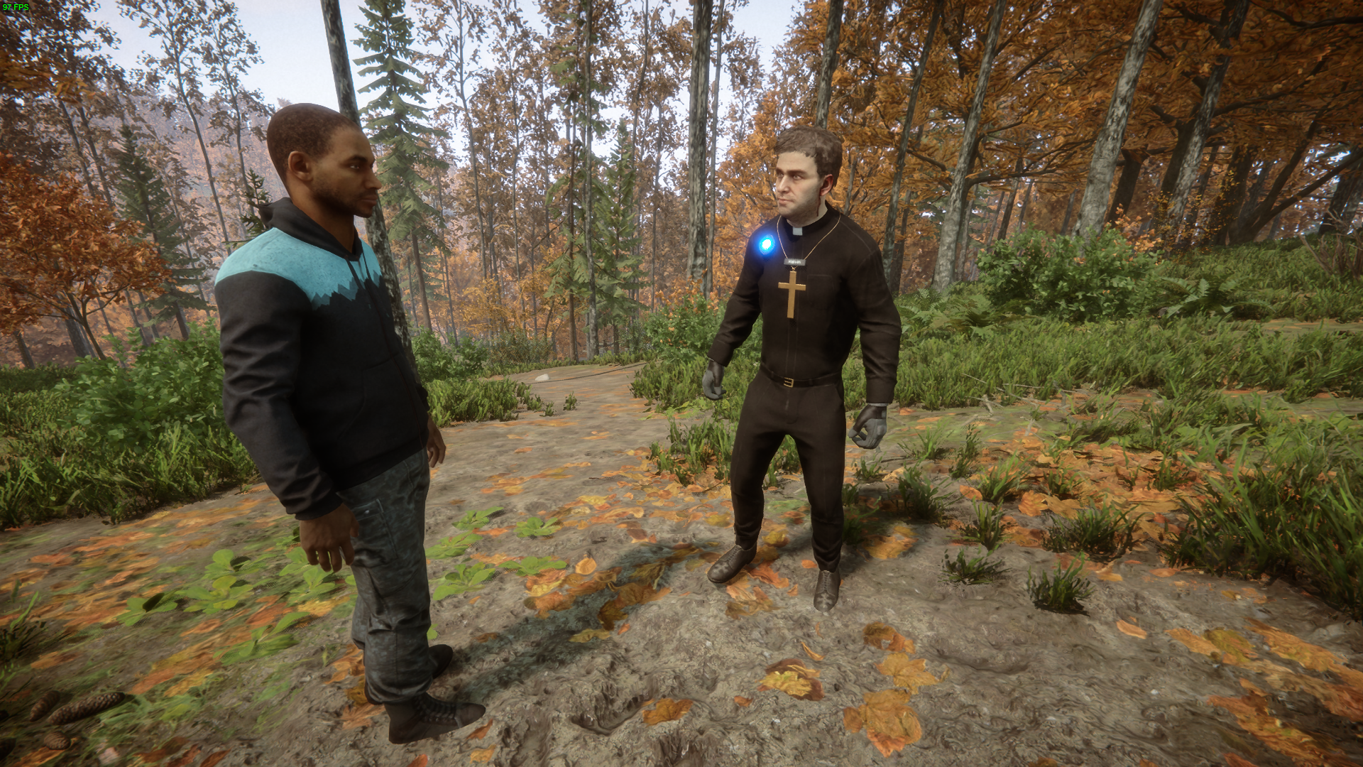Customize Kelvin's appearance to suit your style and preferences in Sons of the Forest.