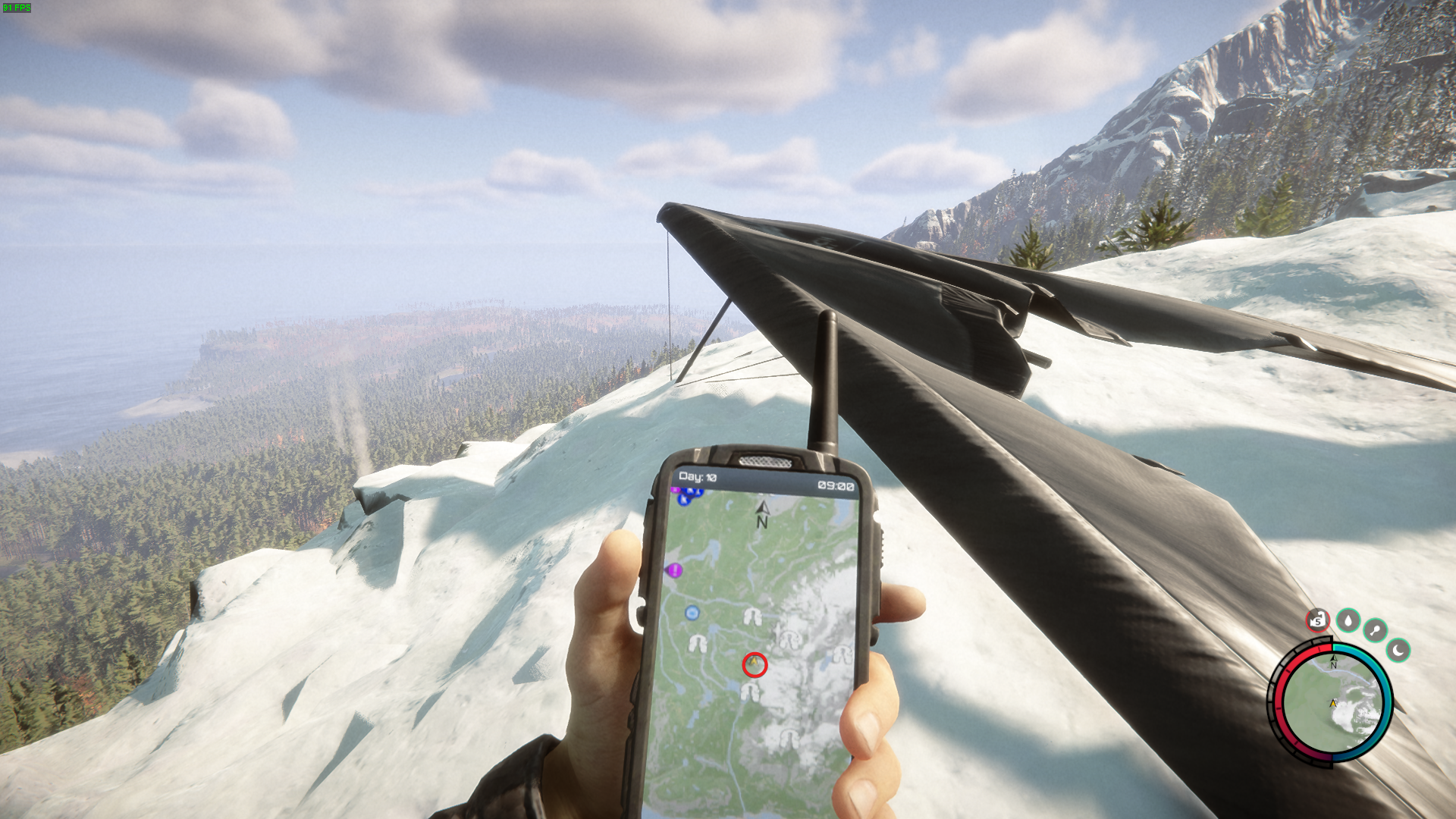 Use maps and GPS to locate Hang Gliders accurately.