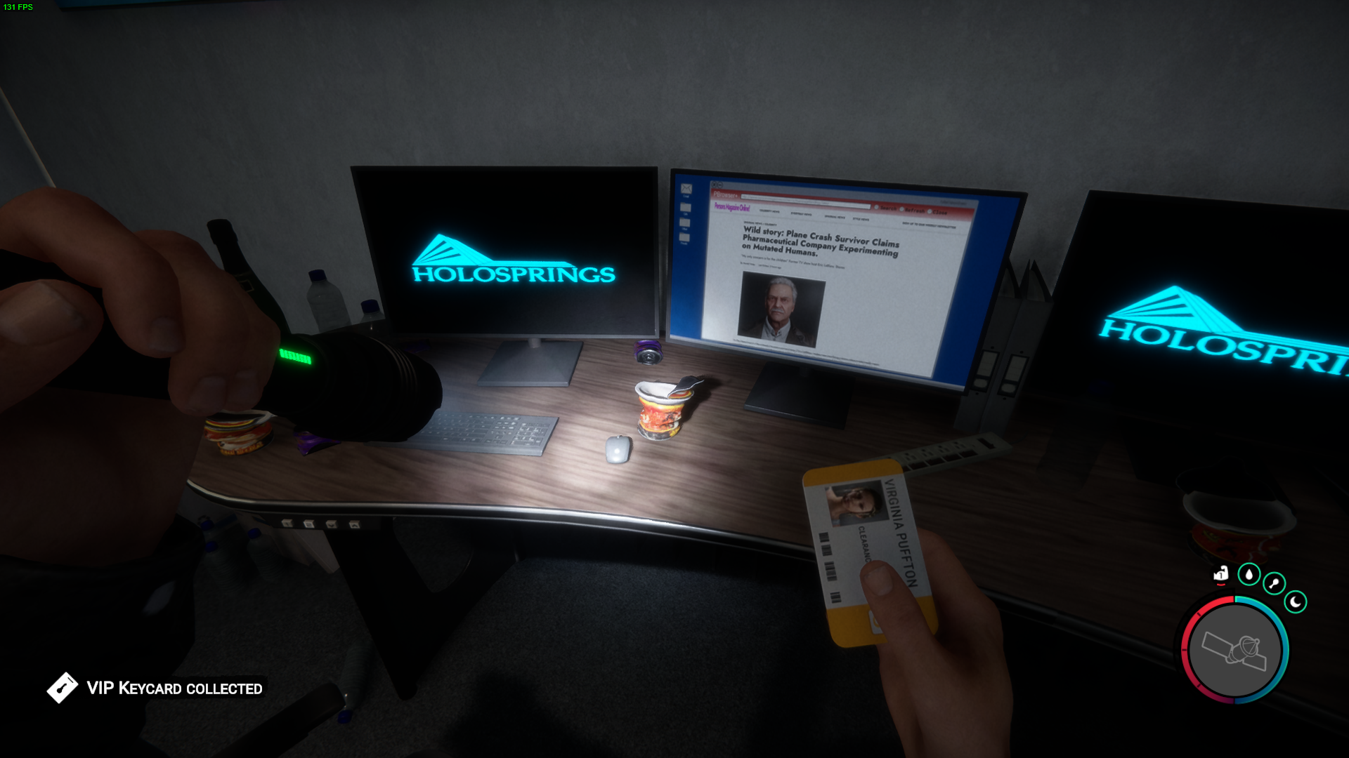 VIP Keycard unlocks new areas and secrets.