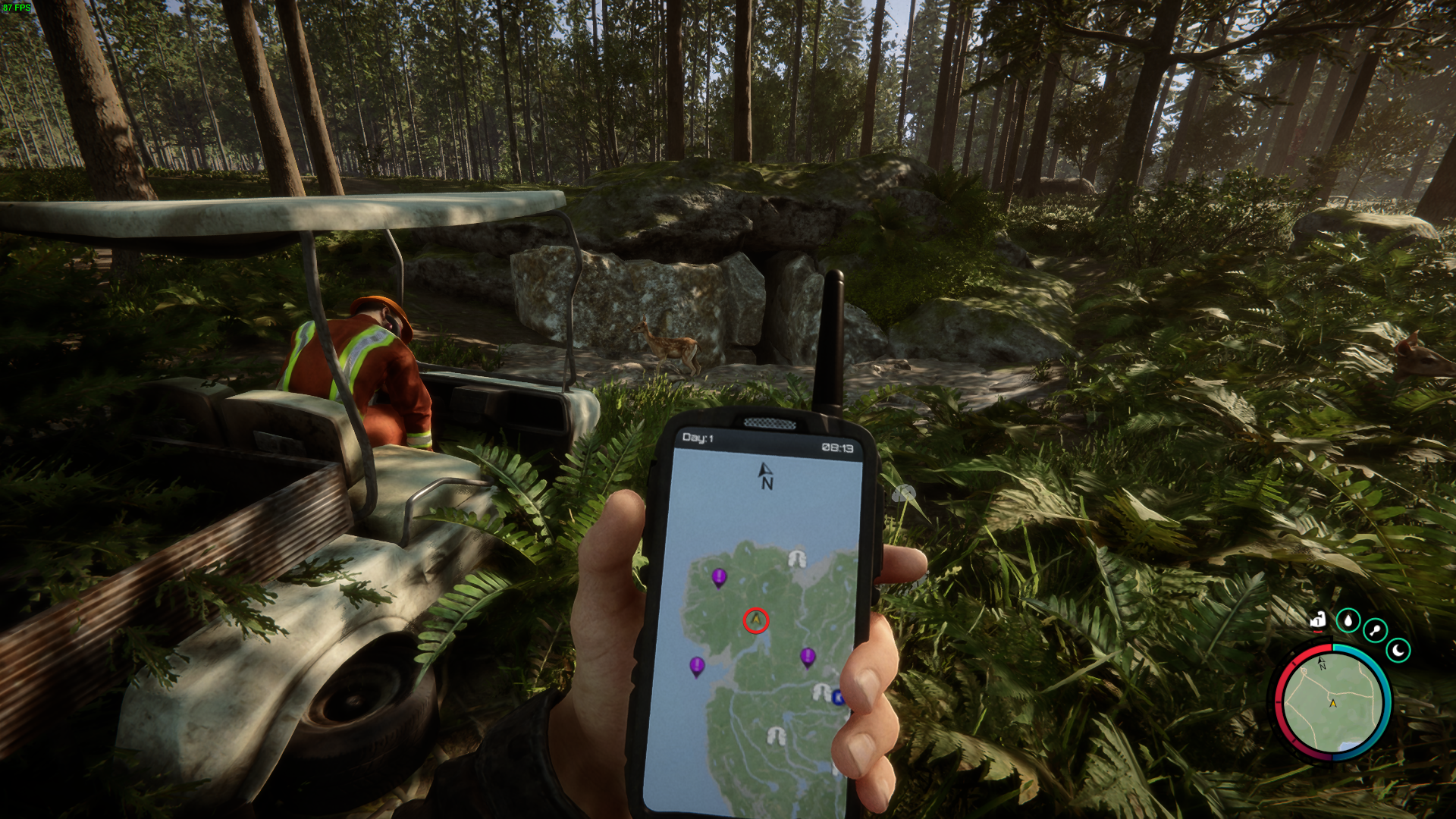 Keep watch for caves and abandoned structures as possible bunker locations.