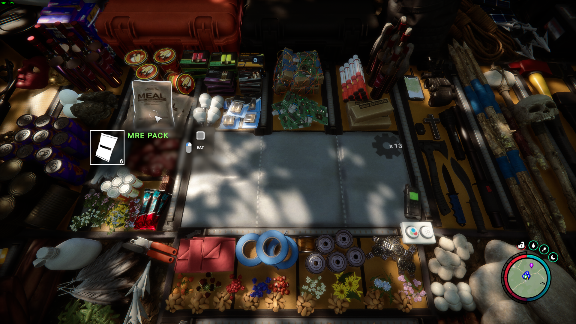 Utilize consumable items for crafting or construction to effectively remove them.
