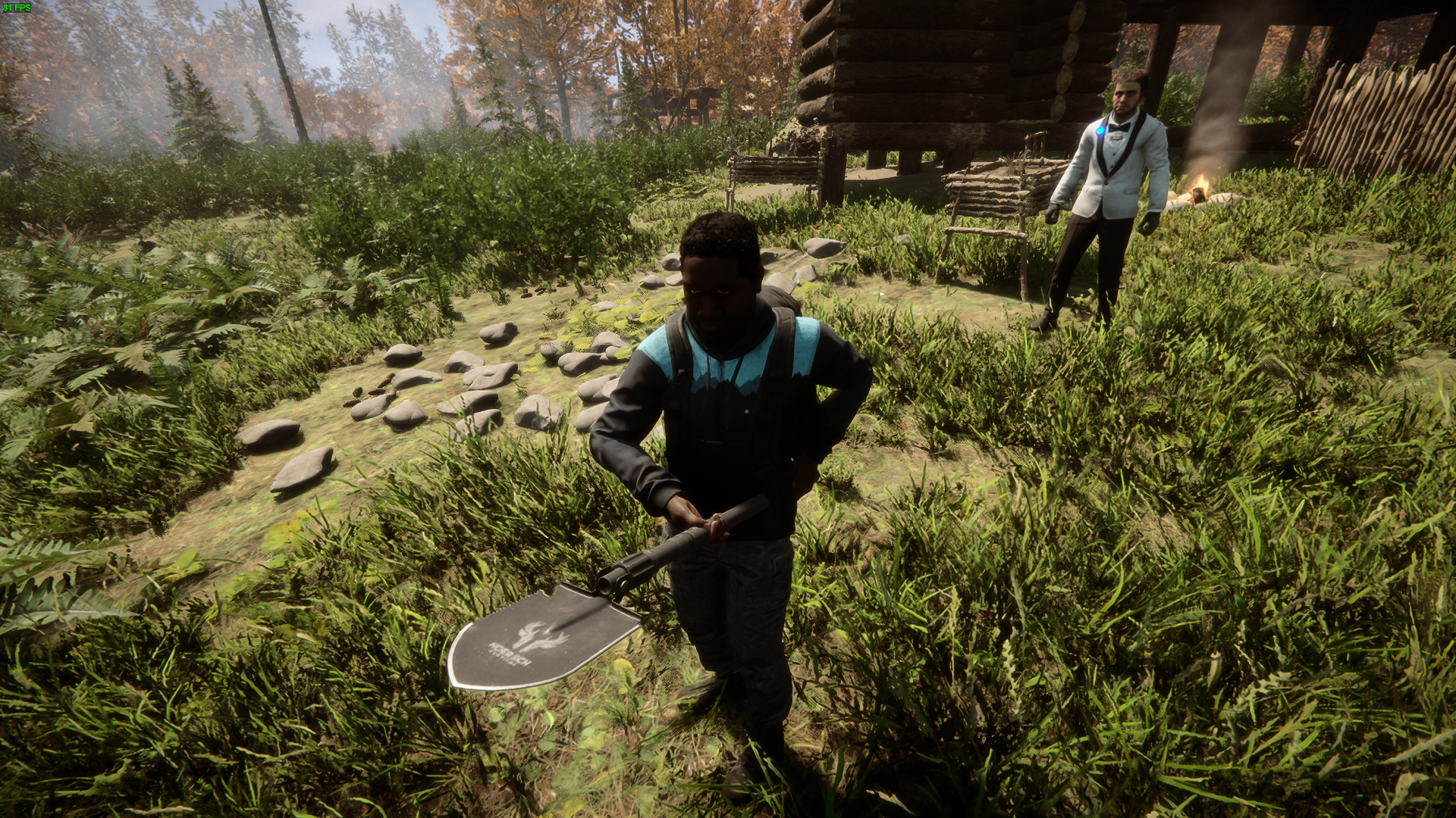 In the game, you absolutely need a shovel; it's crucial.