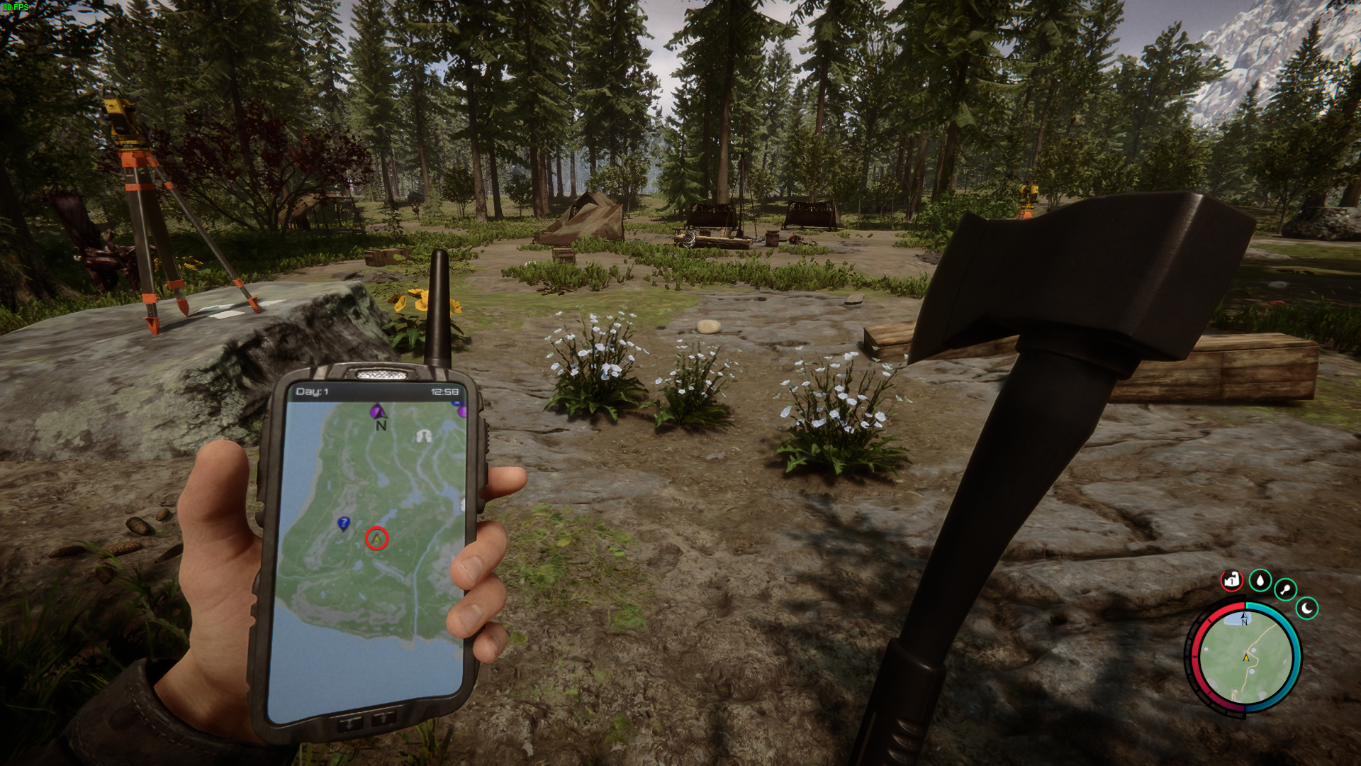 Before you set out on your hunt for the Compound Bow, make sure to grab the Shovel.