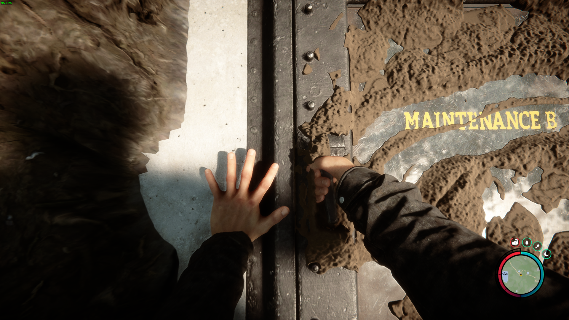 Unearth the Compound Bow amidst the remnants of a cannibal camp at Maintenance Site B.