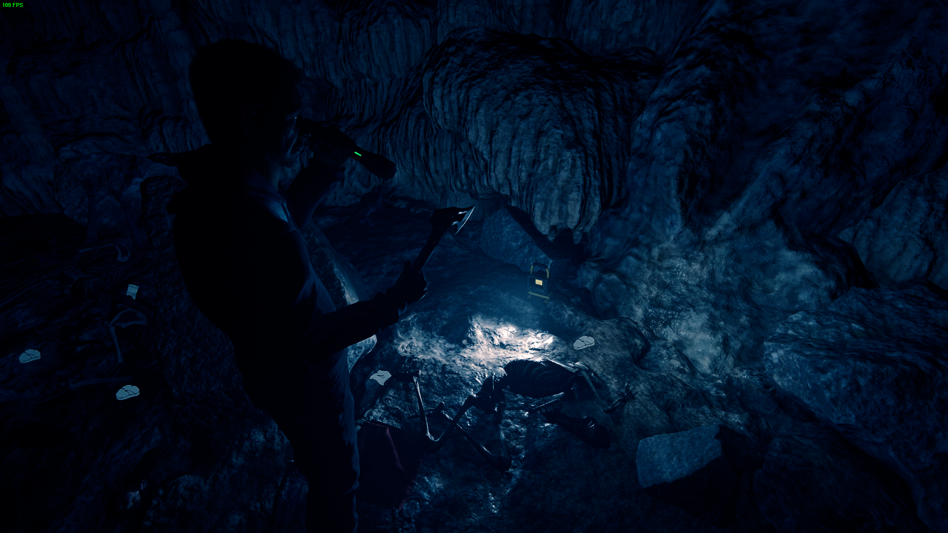Look carefully for the items in the cave.