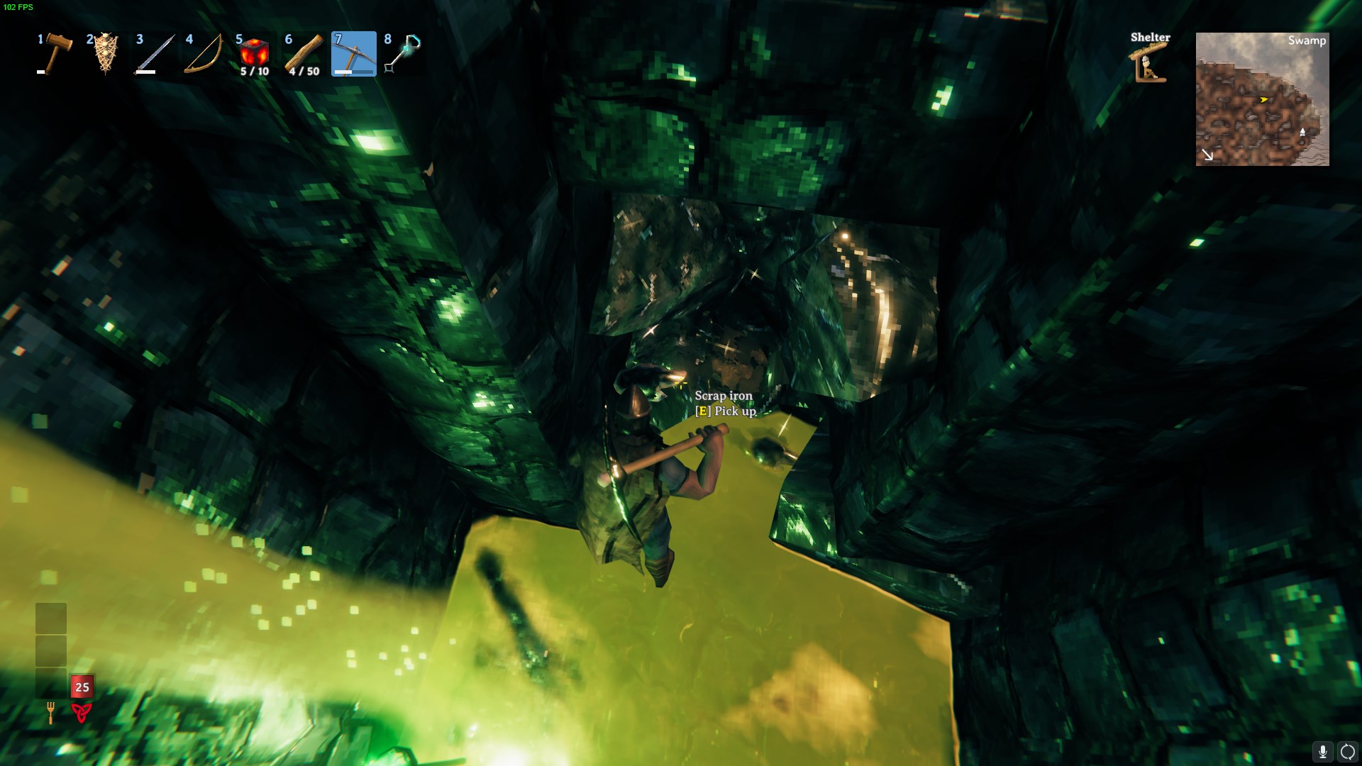 Iron Scrap in the Sunken Skrypts.