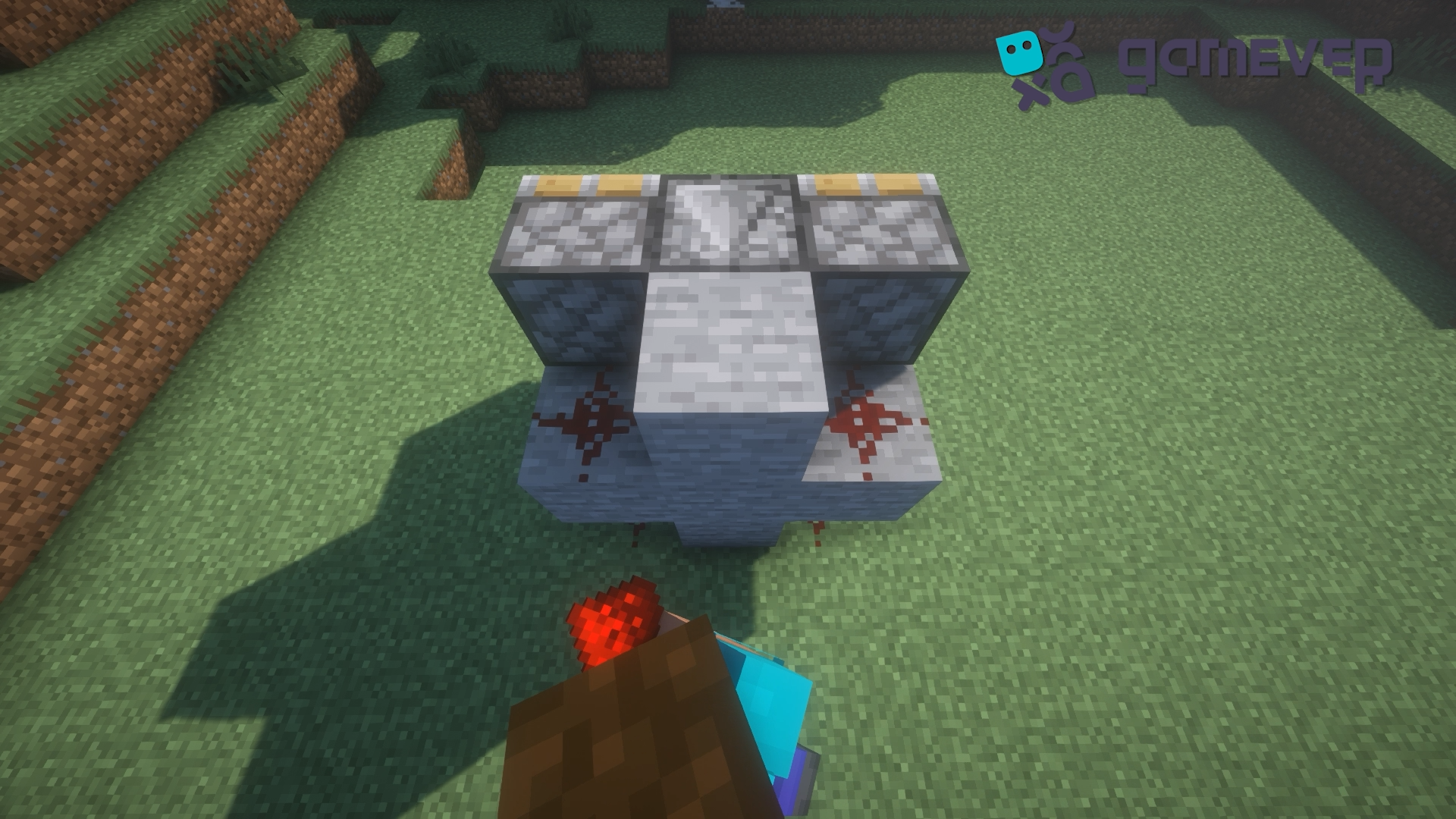 Correct placement of redstone dust