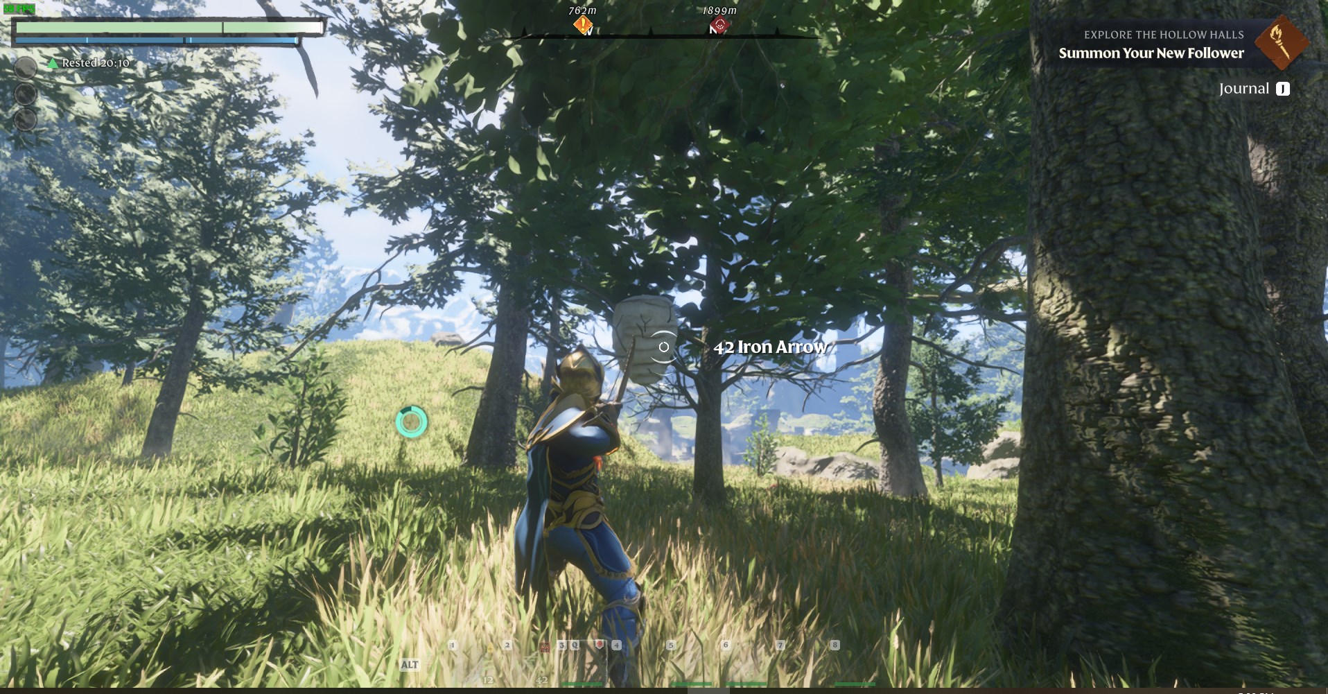 Wait for beehives to respawn on trees to ensure a steady honey supply.