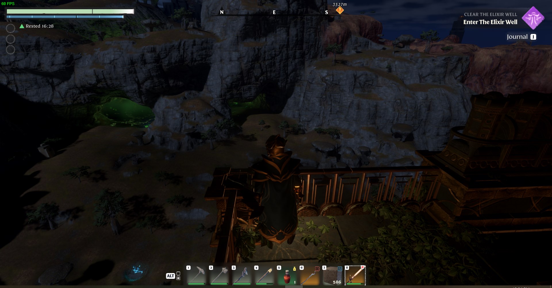 Find Alchemical Bases in the Nomad Highlands.