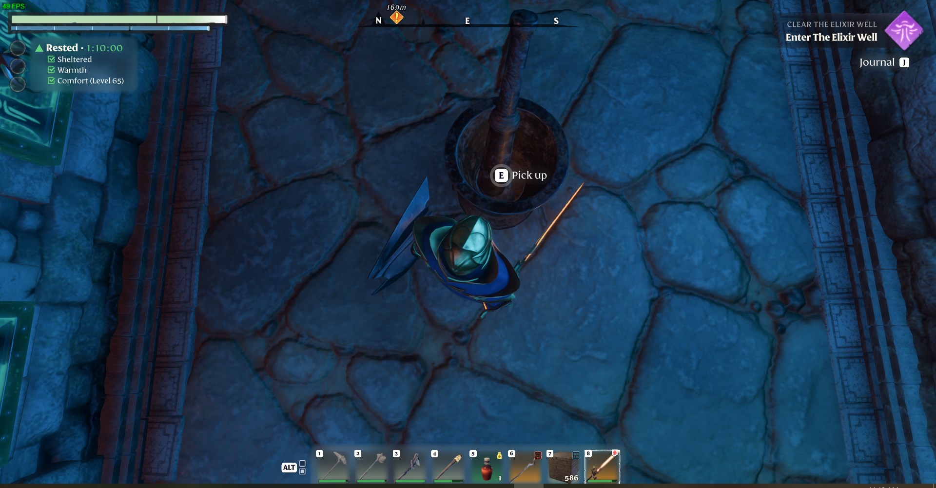 Acquire the Alchemist's Mortar.