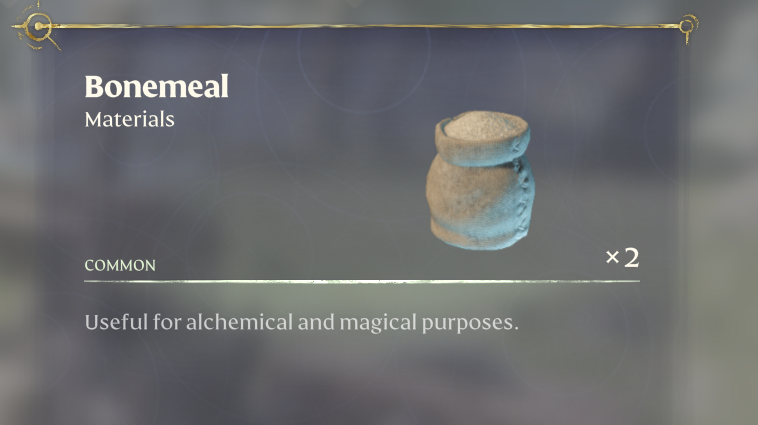 Gain valuable insights into bone hunting and Bonemeal crafting.