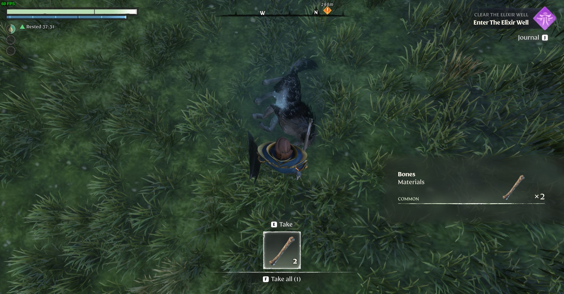 Venture into Embervale's wilderness to hunt Wolves or Sheep for bones.