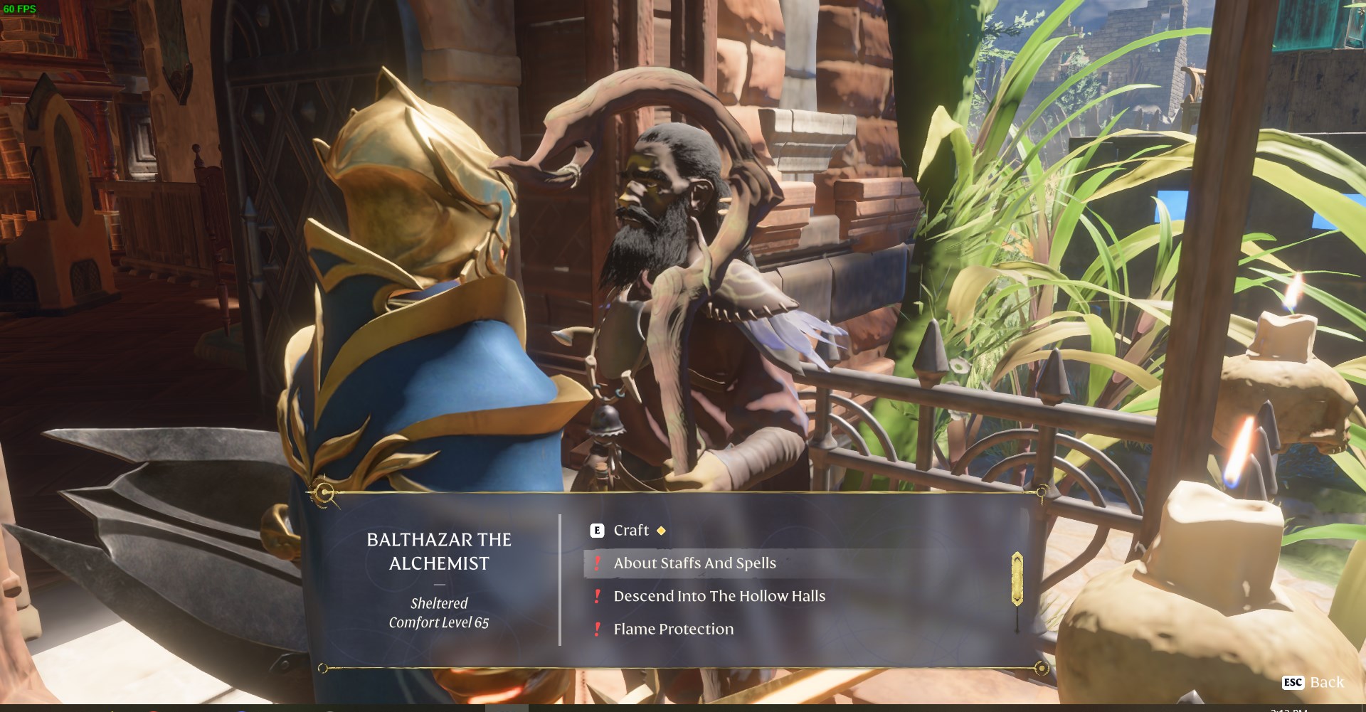 Balthazar opens you a big choice of the spells.