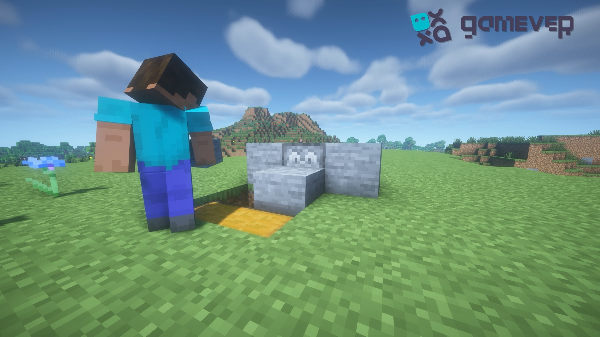 Installing the dispenser and blocks