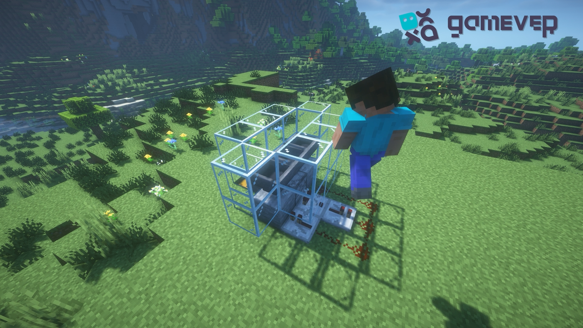 Creating a glass structure