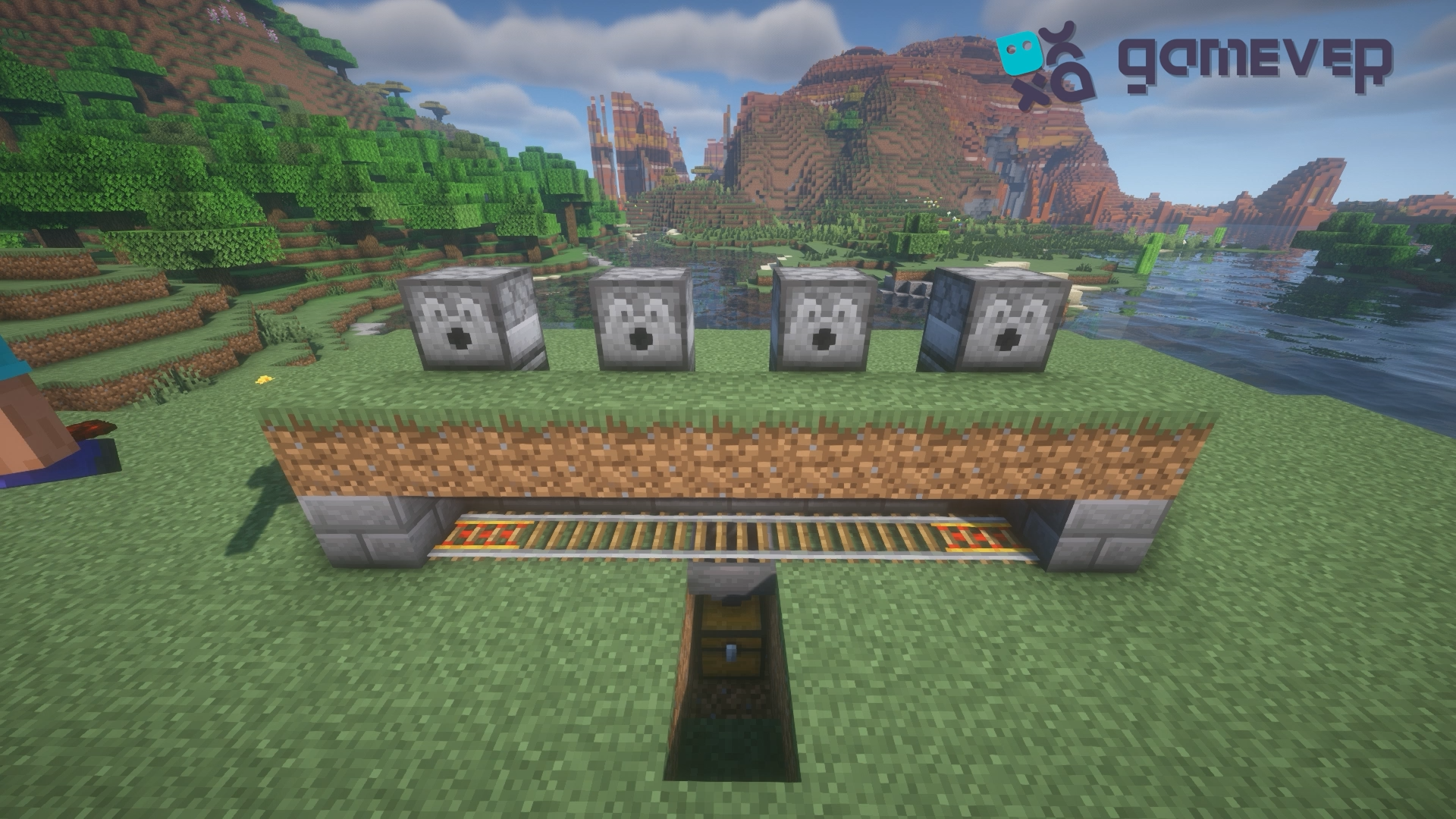 Grass block for sheep
