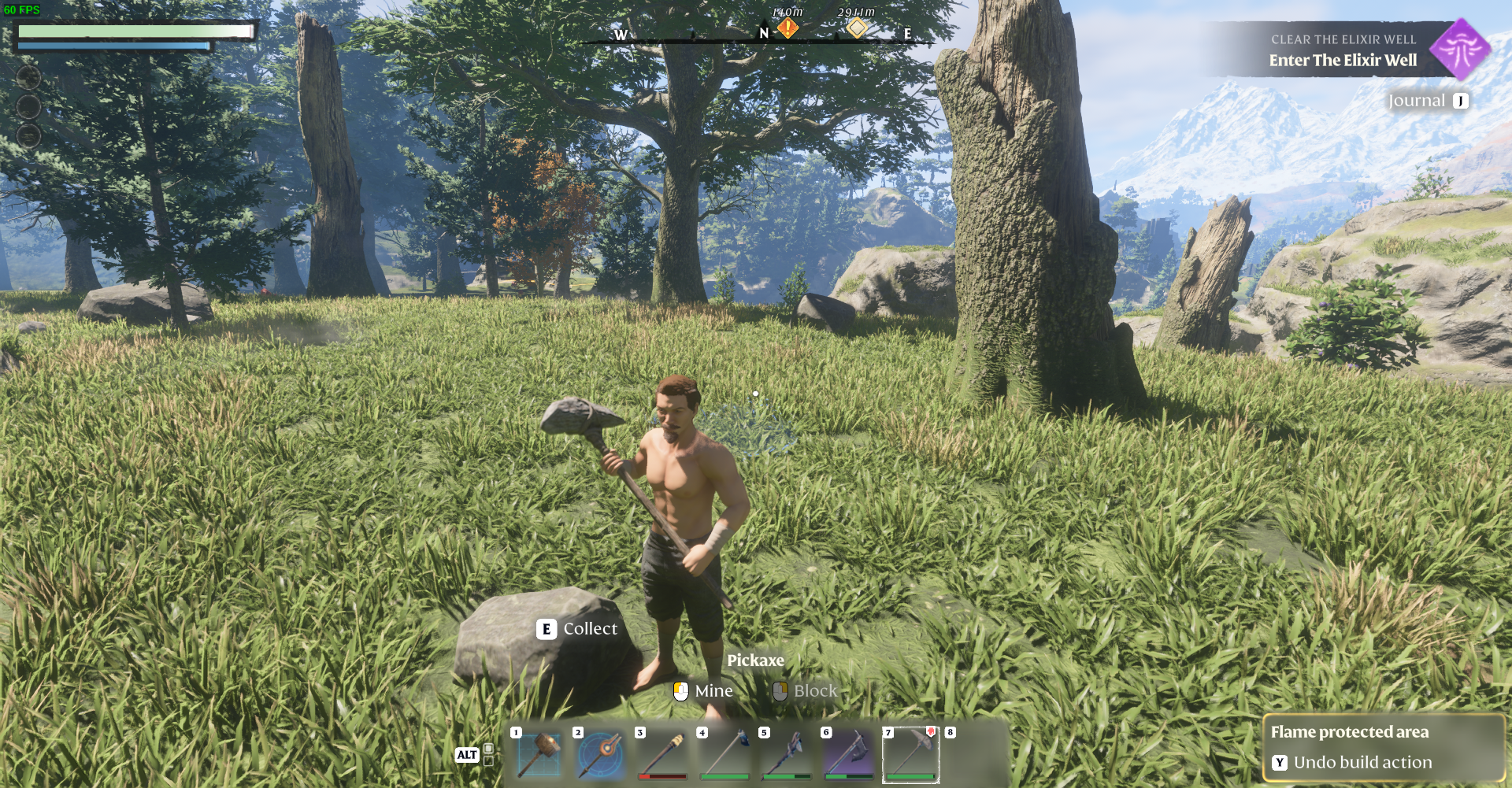 Loot small rocks.