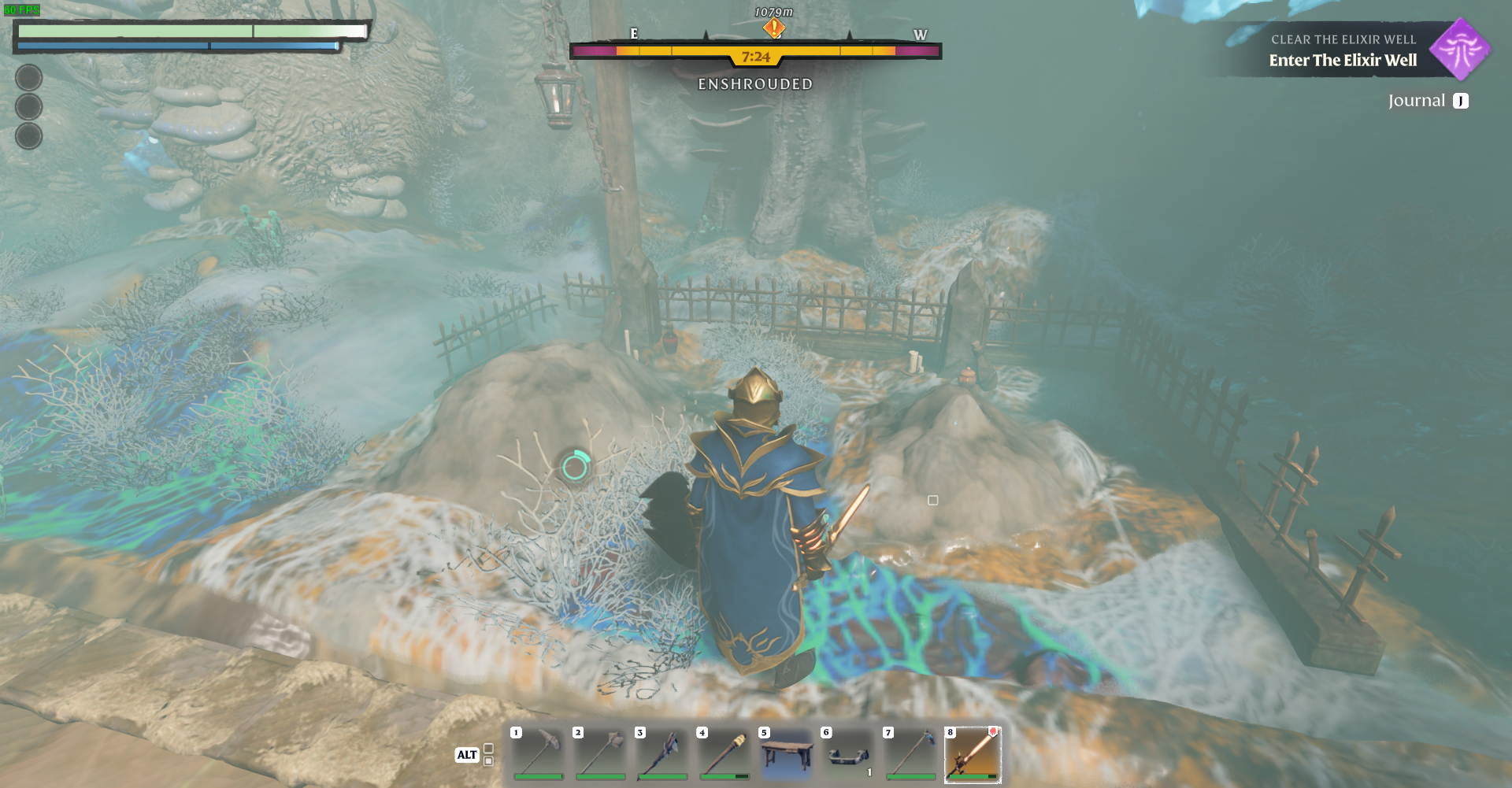 Be careful of the enemies on the graveyard.