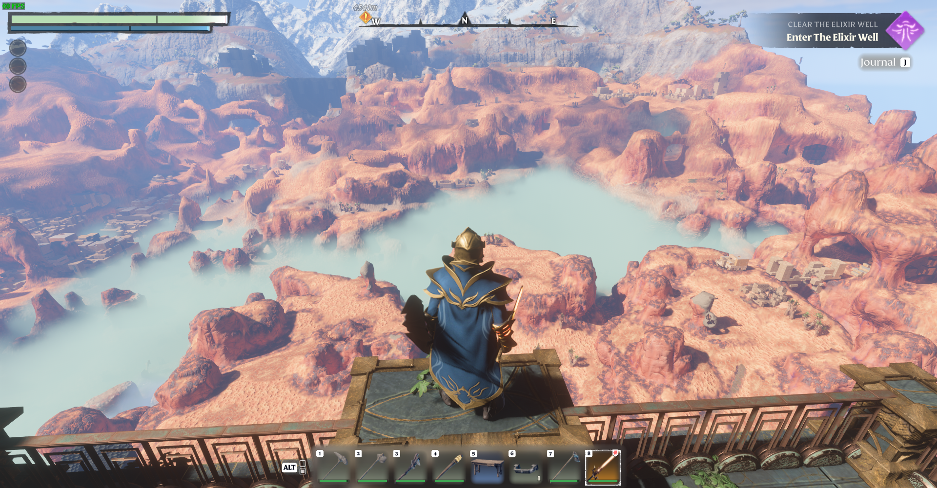 Upgrade your Flame Altar to level 4 to access the final biome.