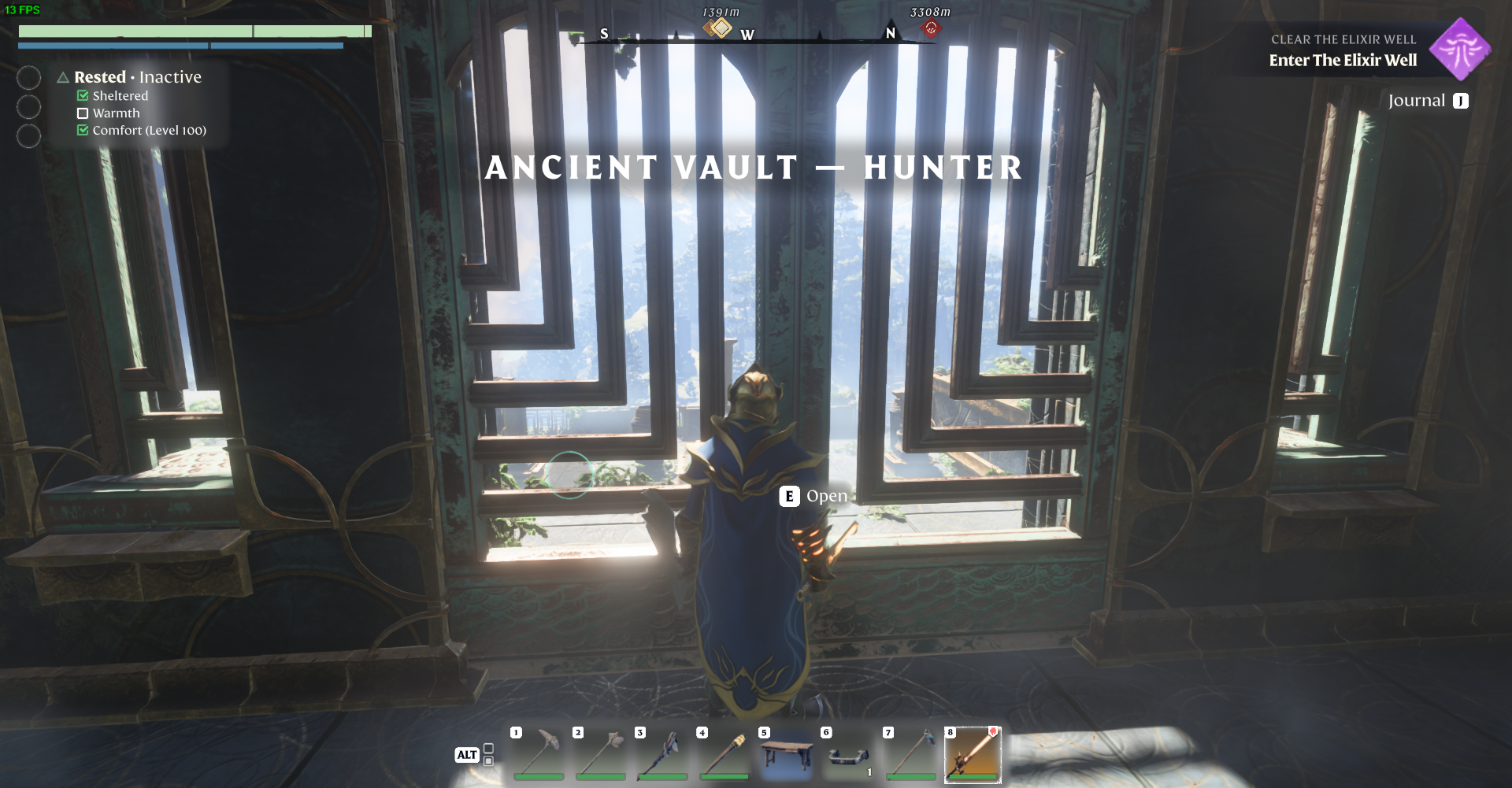 Hunter’s vault location.