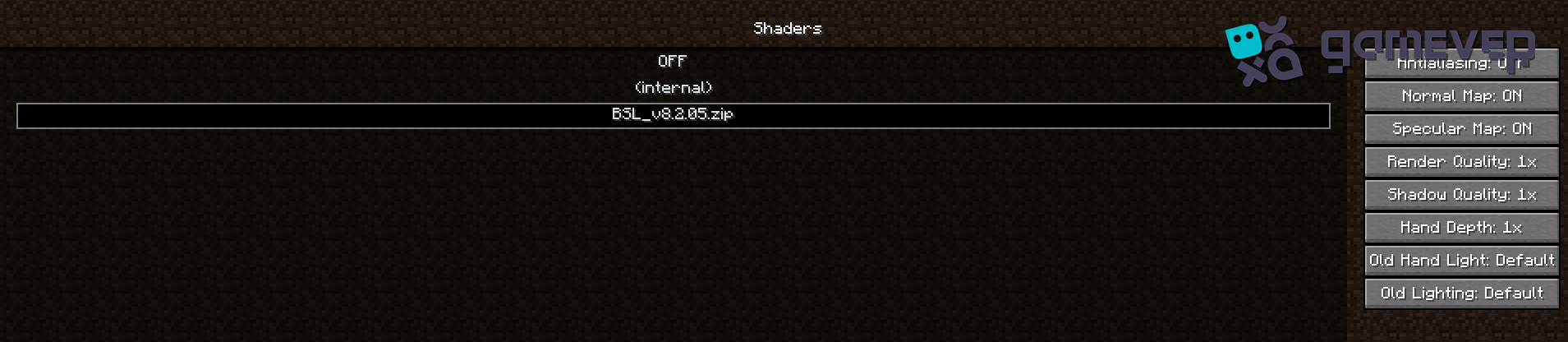 Shader application