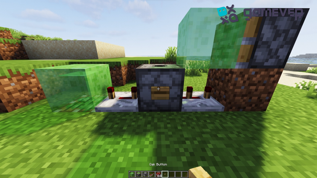 Button placement (hold Shift when placing)