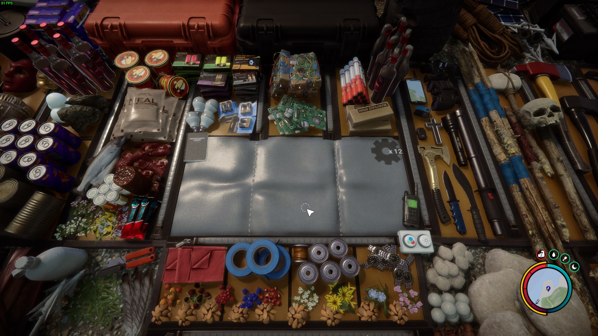 Navigate your inventory.