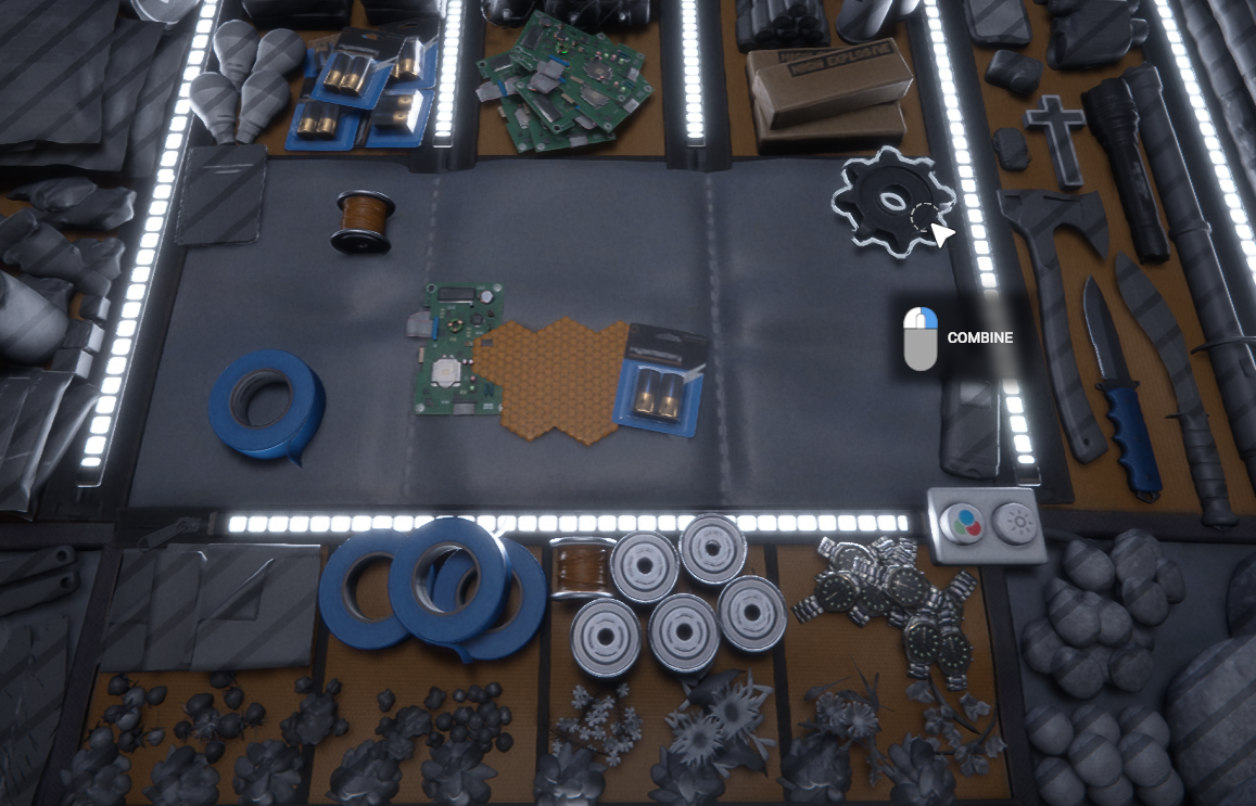 Gather the required materials including Wire, Duct Tape, Batteries, Circuit Boards.