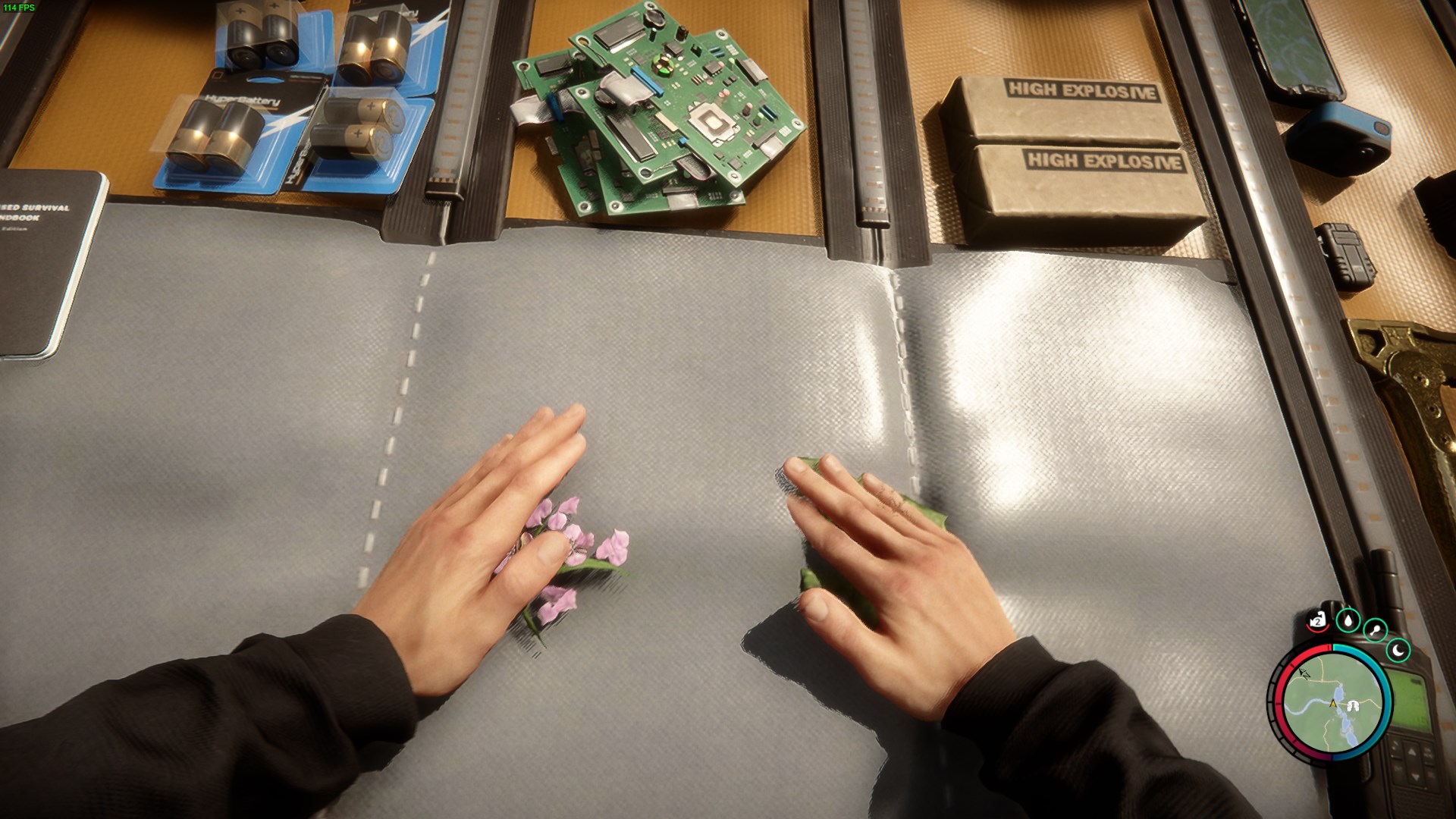 Once crafted, access Health Mix directly from your inventory or assign it to your backpack.