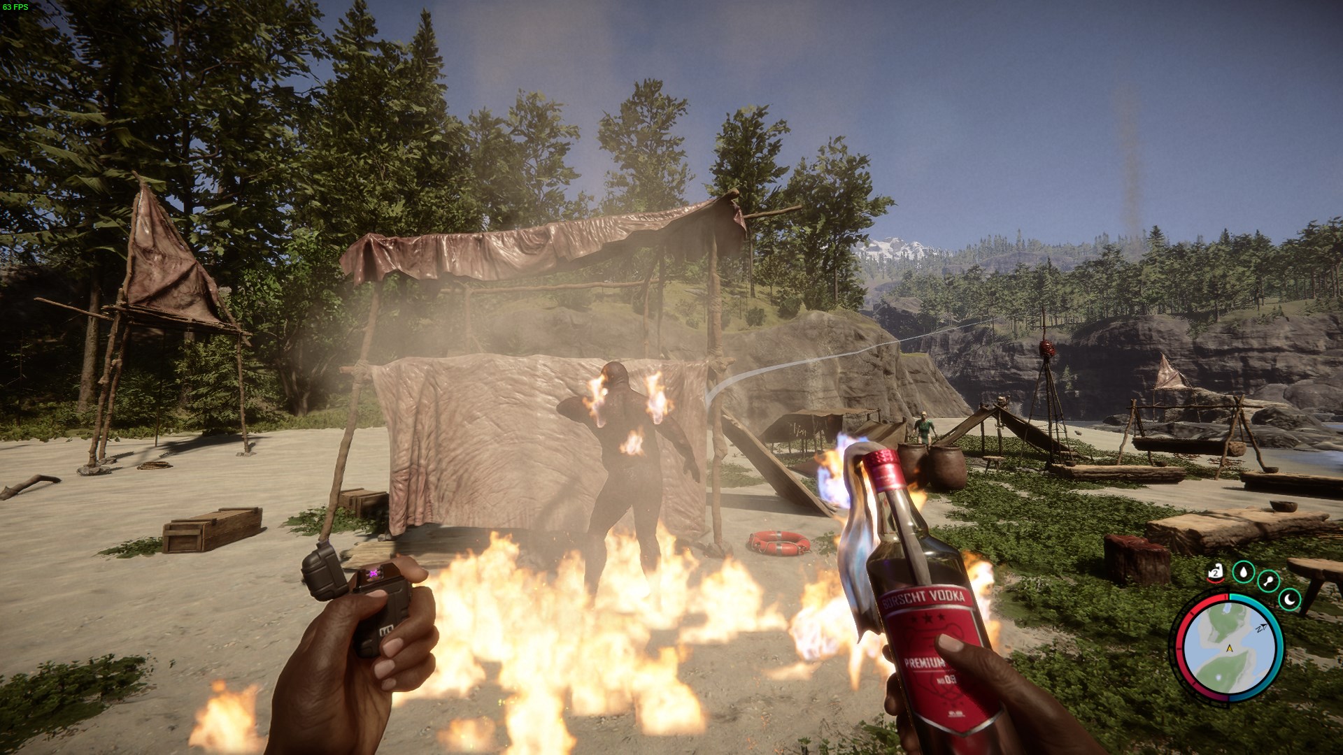 How to Craft Molotovs in Sons of the Forest Master Molotov crafting for fiery defense.