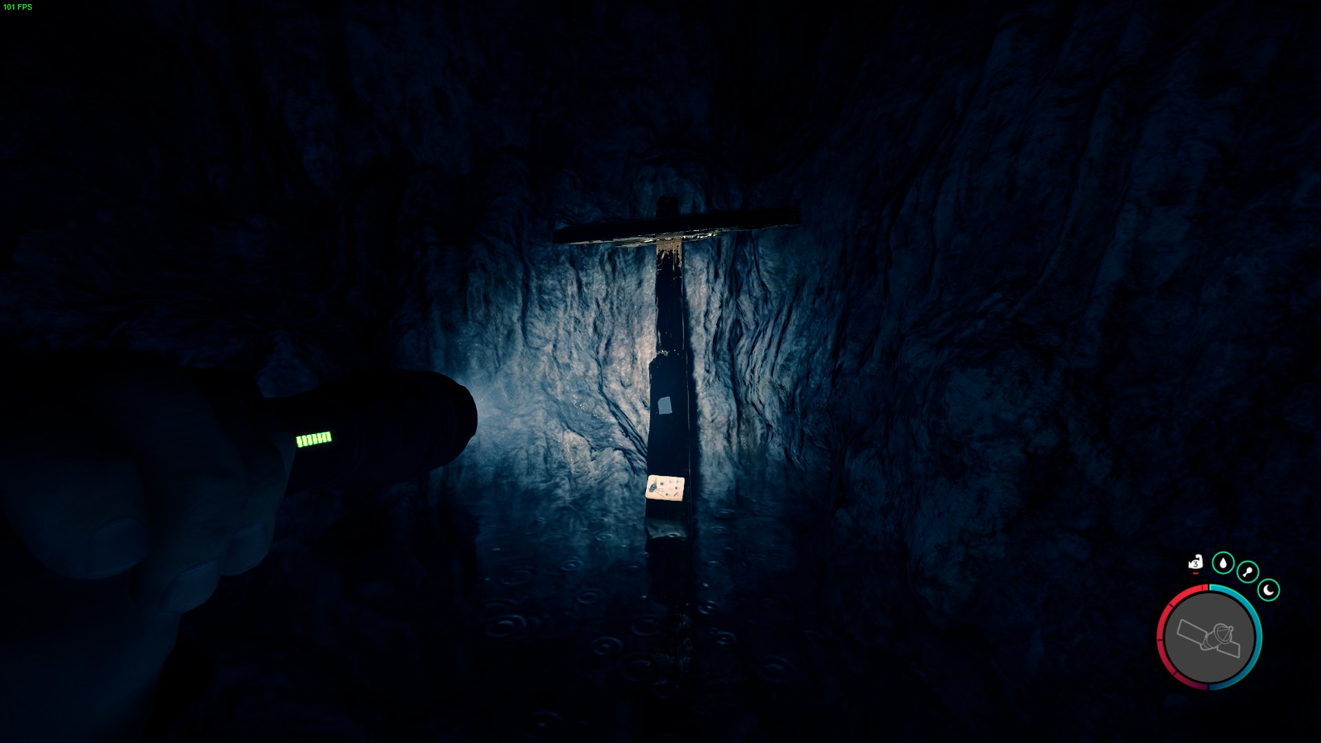 Discover the hidden entrance to Cave G concealed behind a serene waterfall.