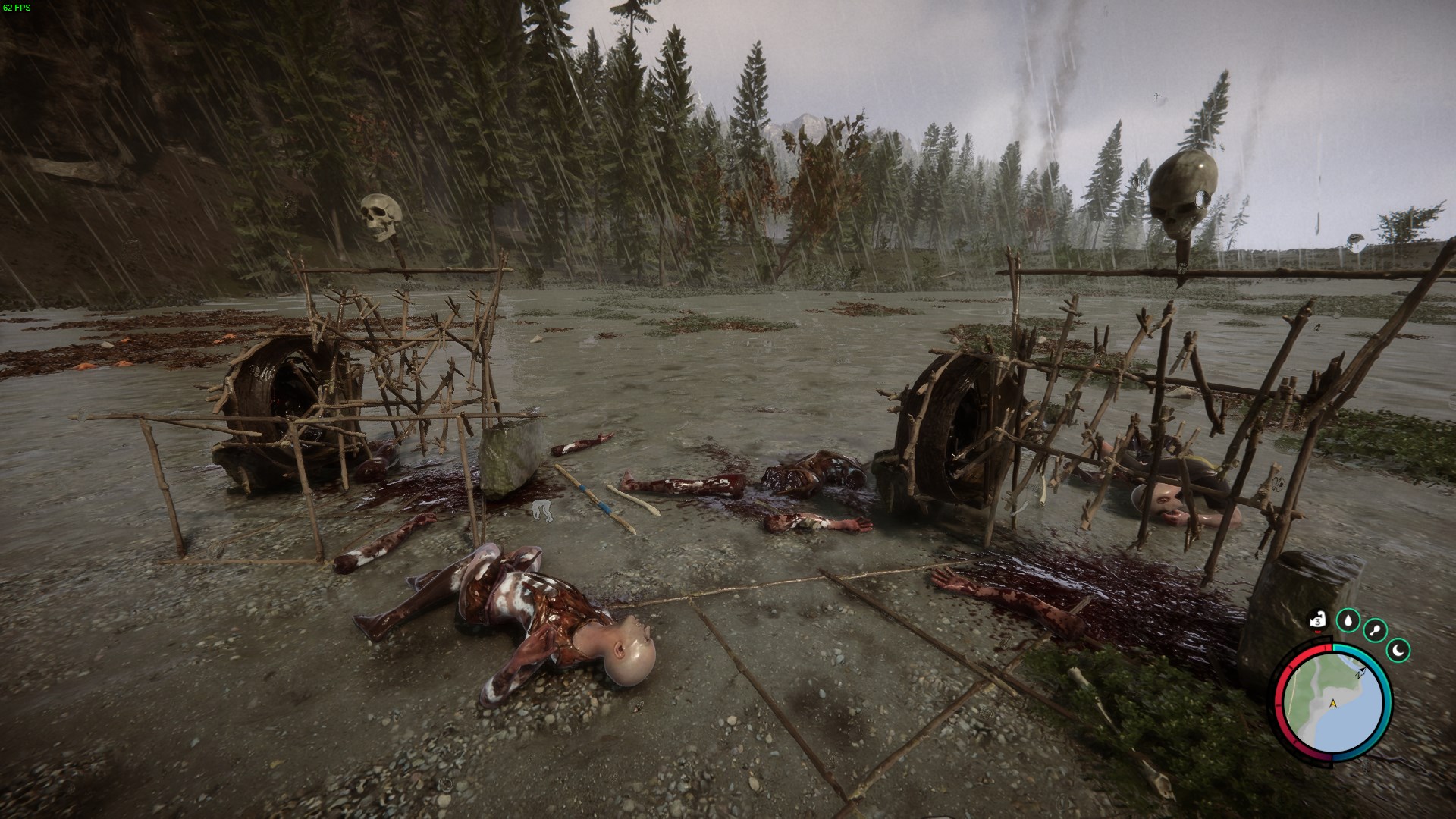 Watch as the Grind Trap pulverizes enemies into powder.