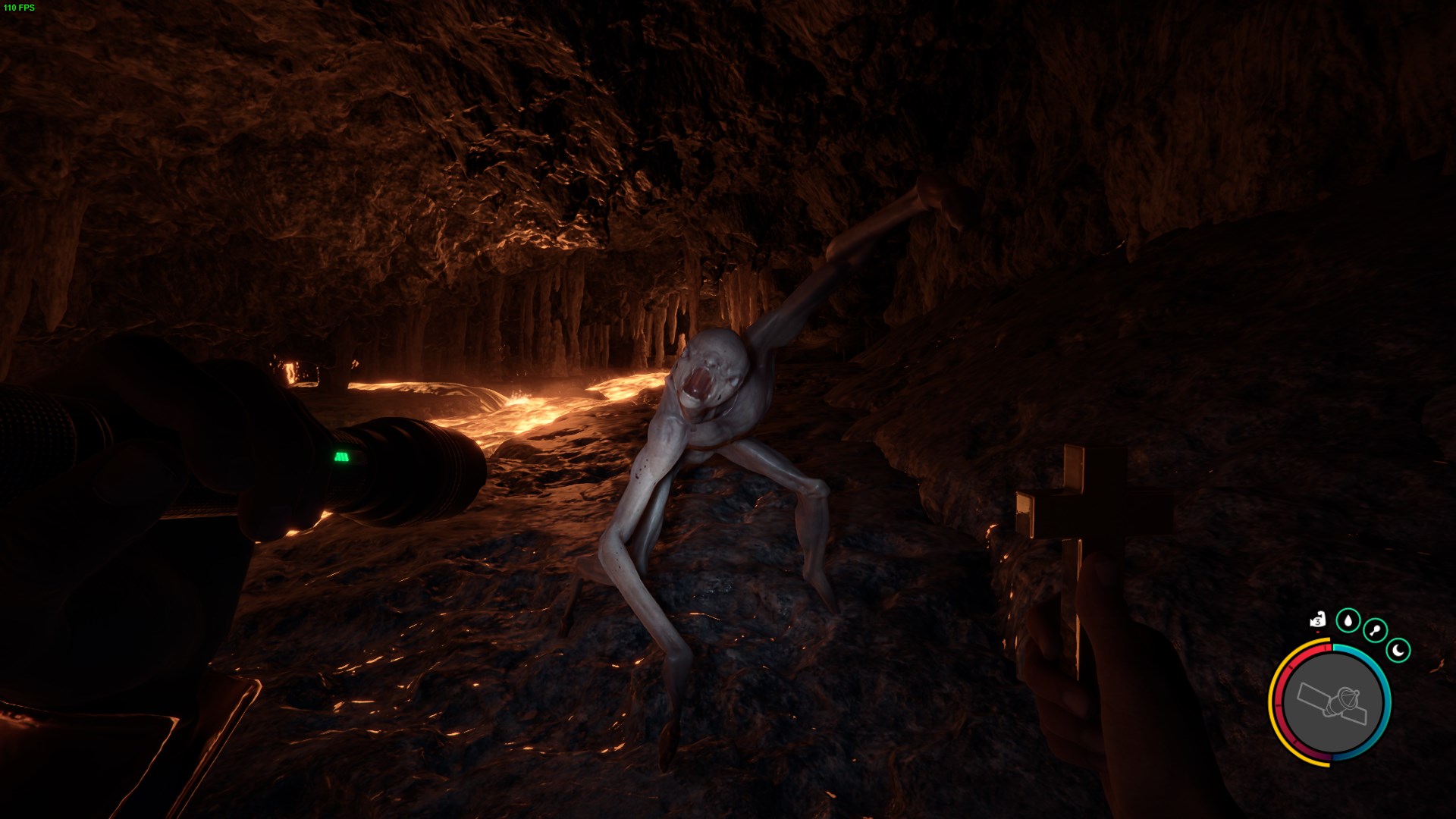Harness the power of the Cross to repel demonic enemies guarding the door.