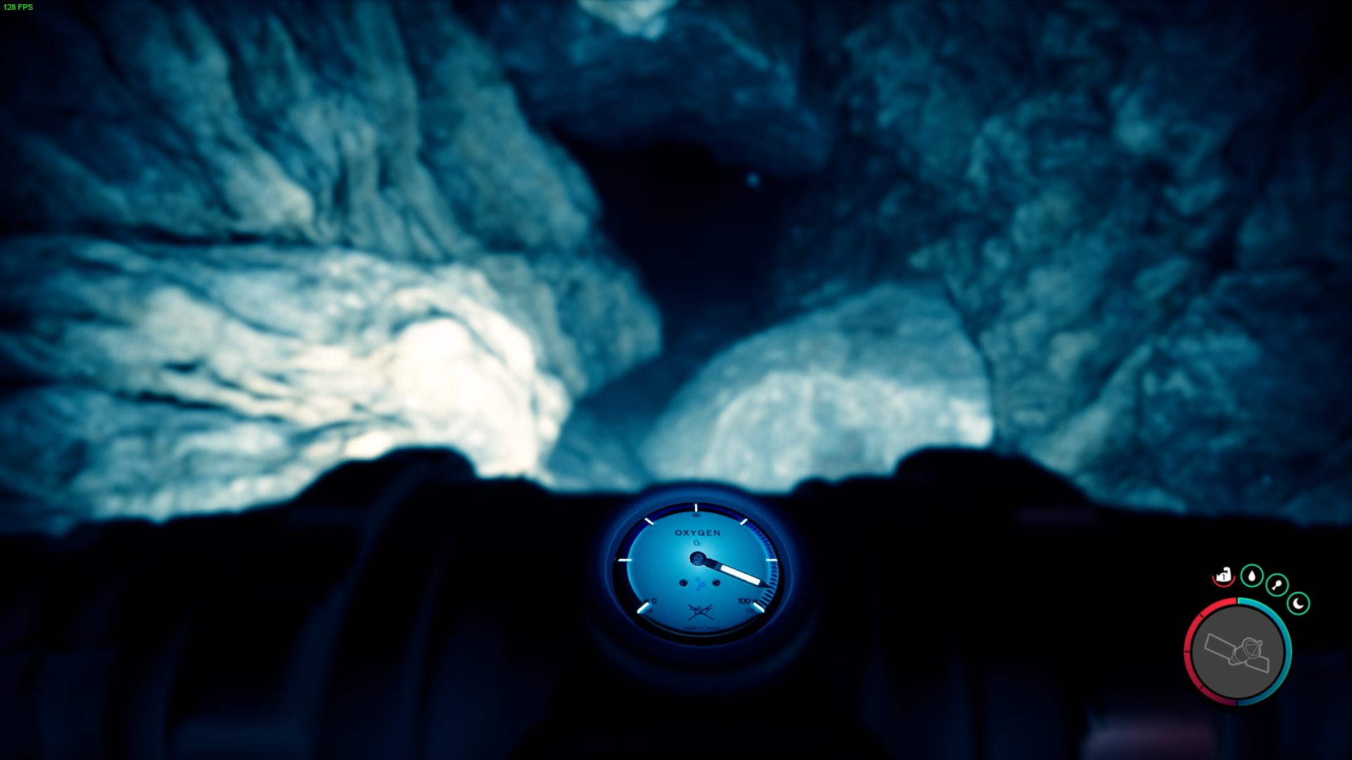 Swim through the underwater passage to reach Artifact Piece #2.