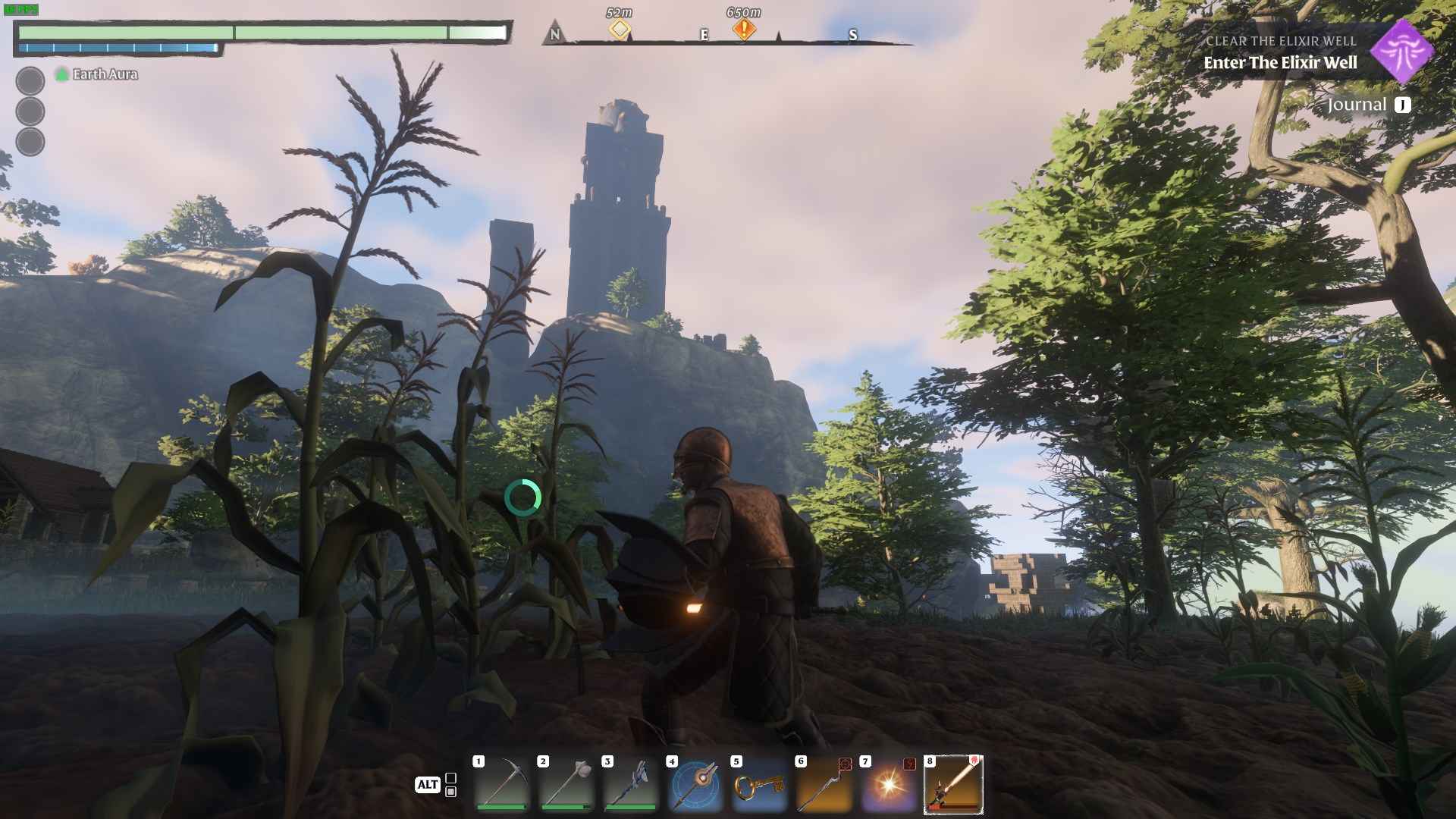 Dried crops can be used as Plant Fiber for crafting items.