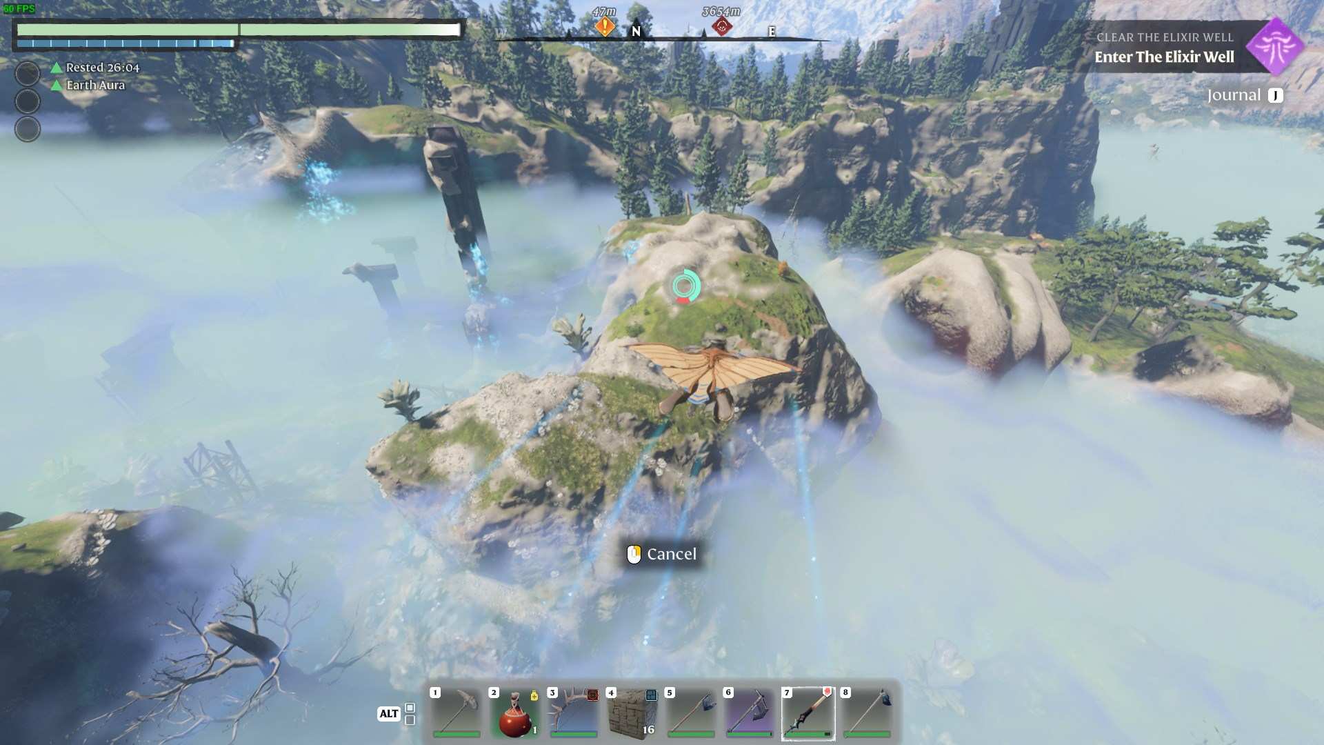 Find the entrance to the mysterious Elixir Well.