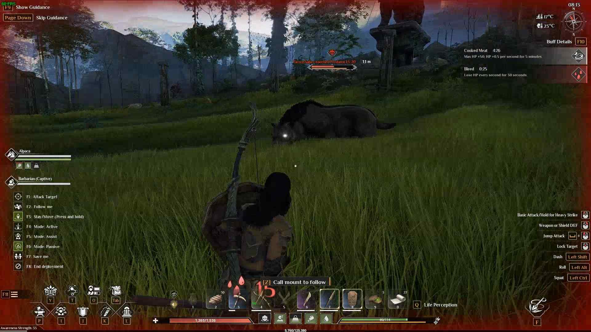 Use a bow for effective fighting in Soulmask.