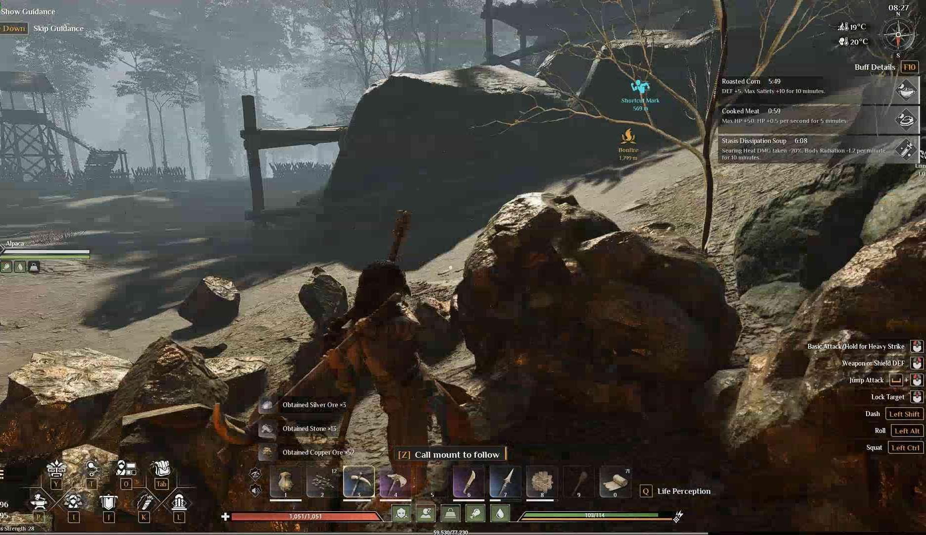 Be ready to fight Claw Tribe enemies guarding the copper mines.