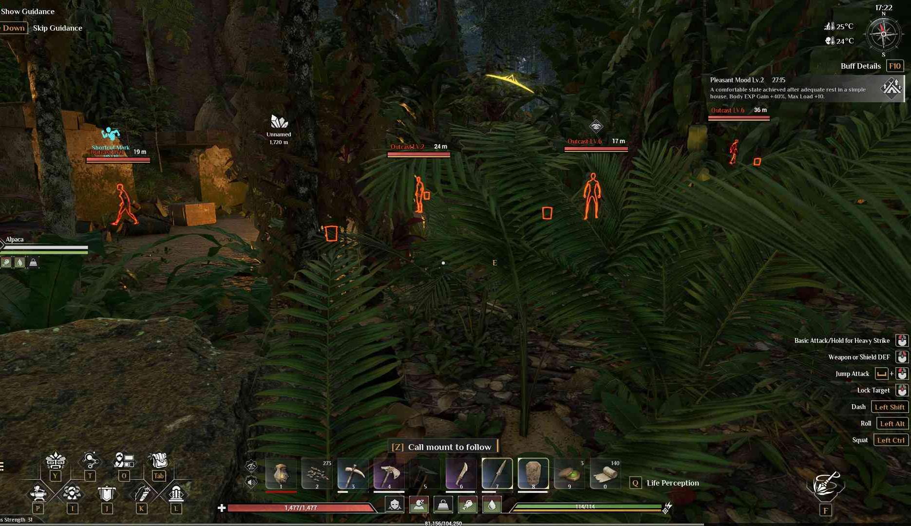 Highlight enemies using your mask’s power in Soulmask.