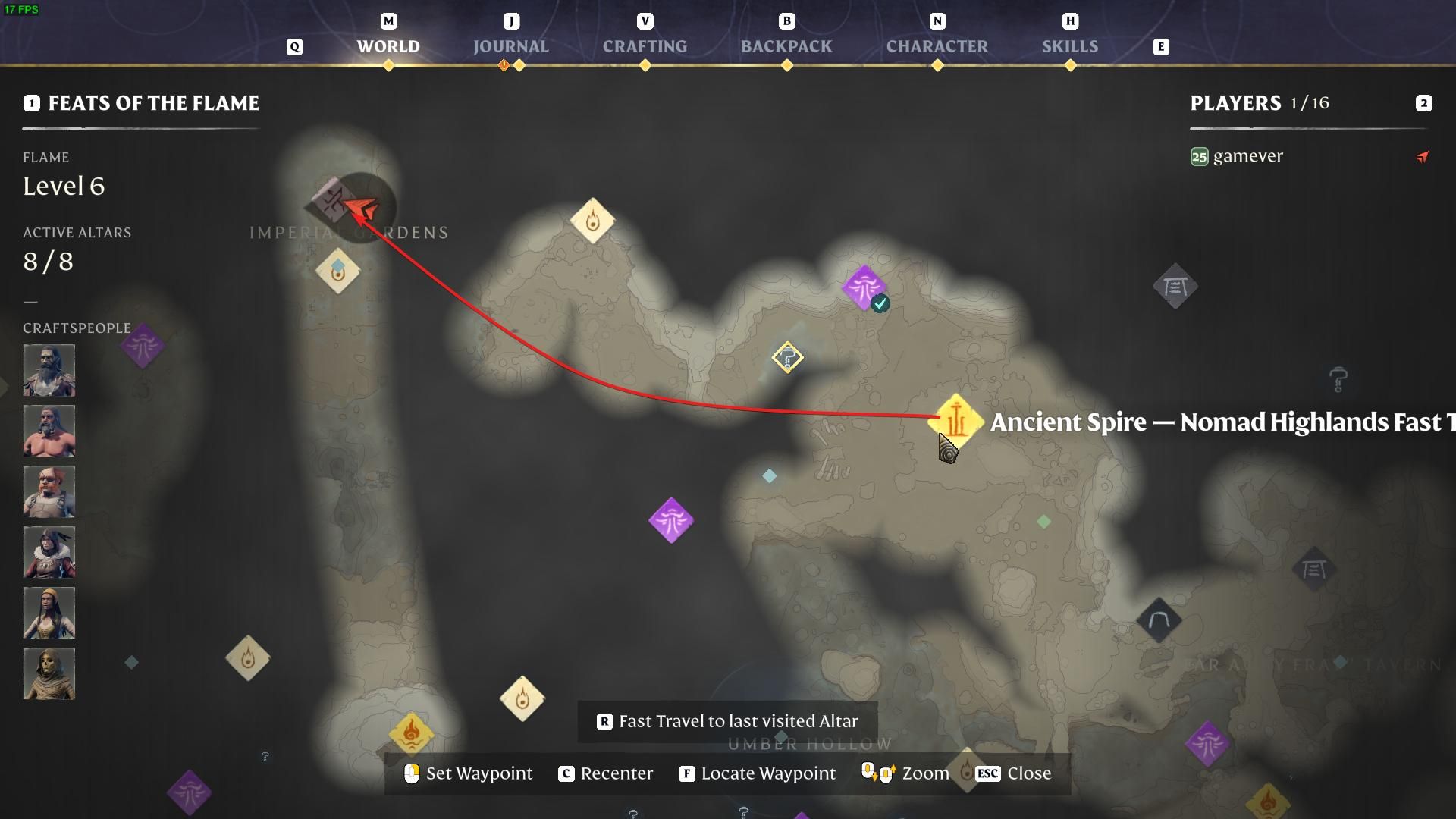 Discover the path to the Pike area.
