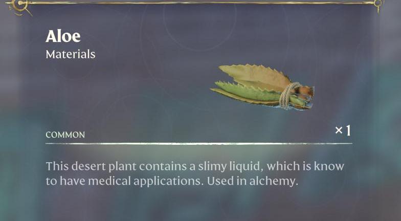 Harvest Aloe, farm it at your base, and craft Health potions and spells in Enshrouded.