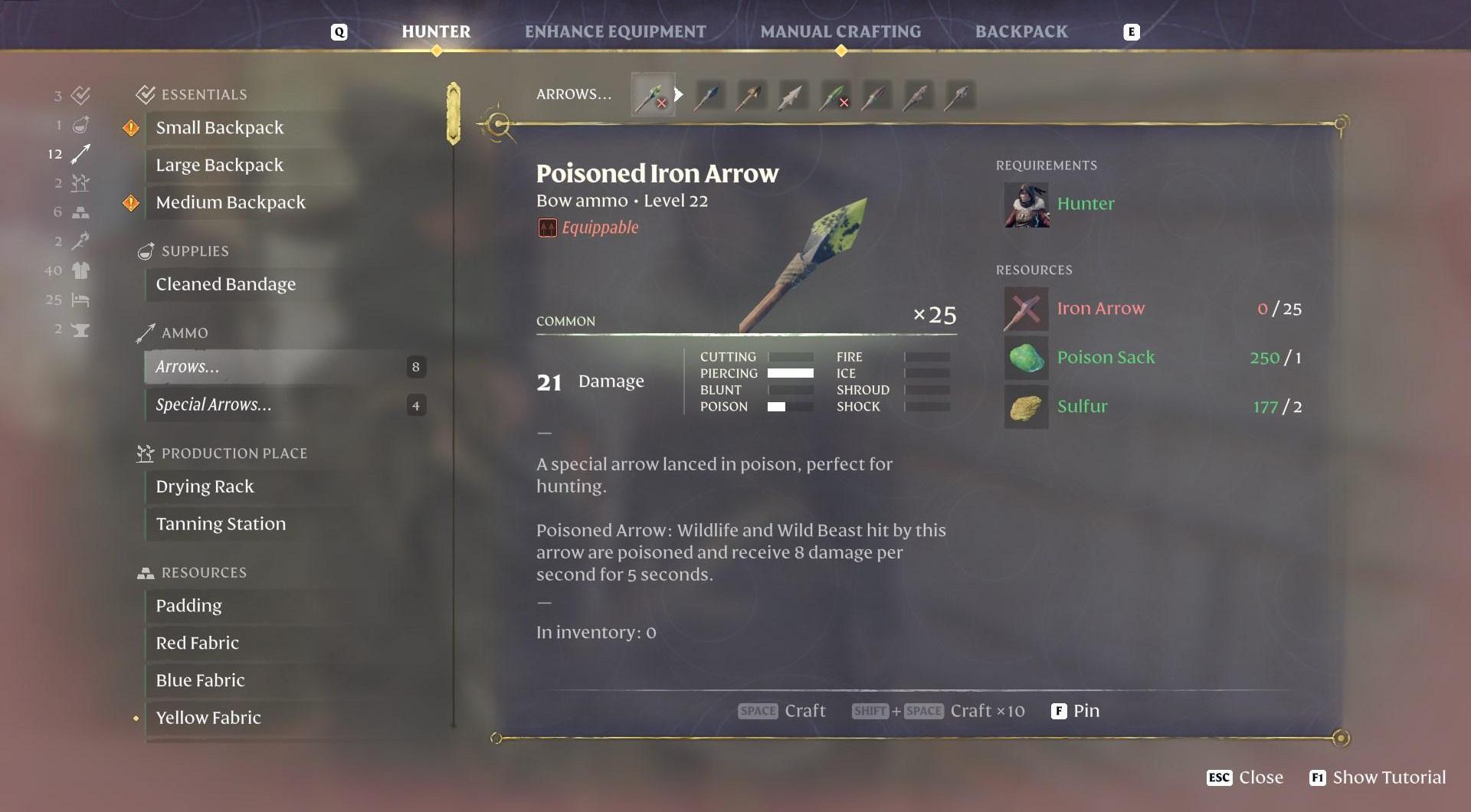 Upgrade your arrows.