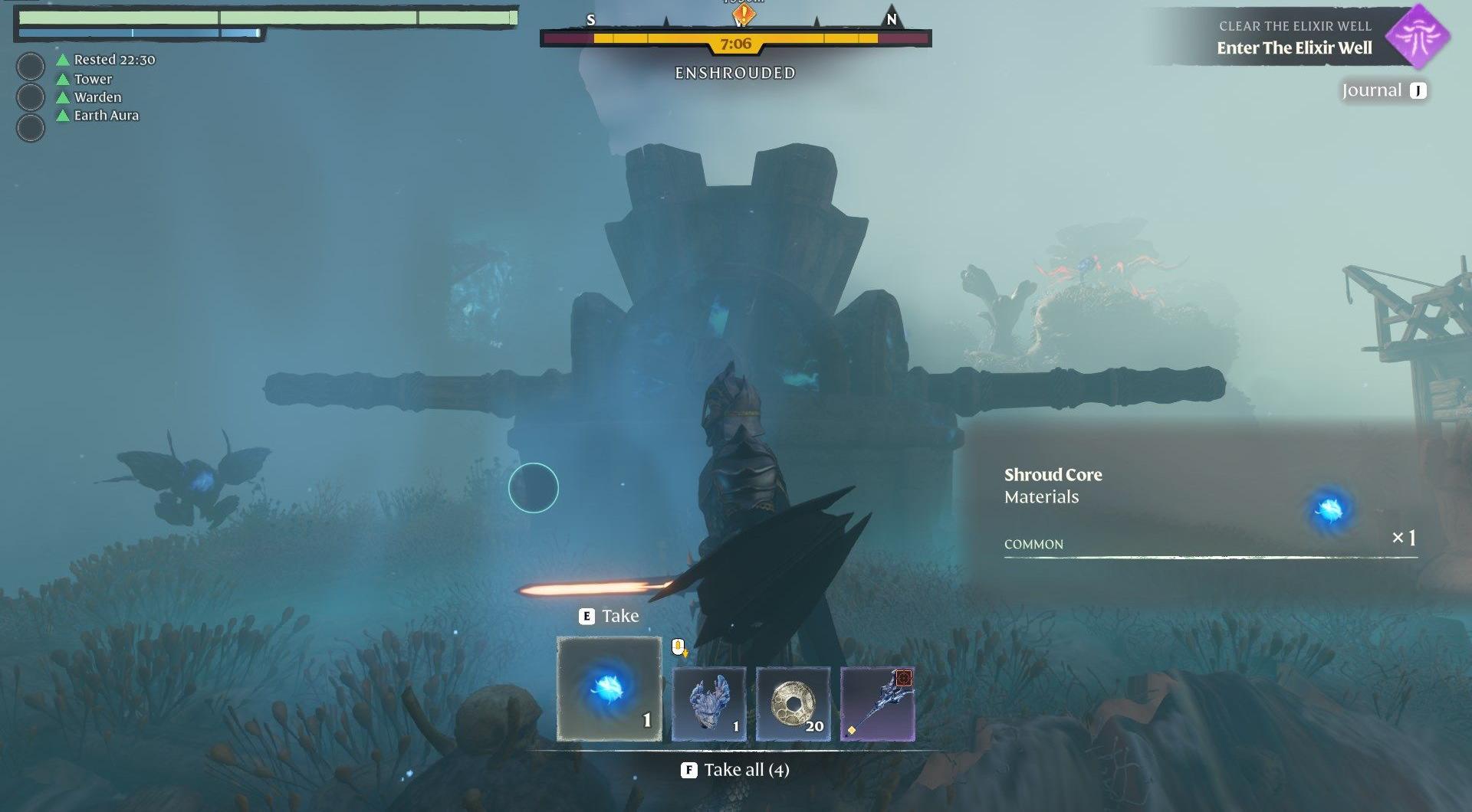 Loot the rare resource.
