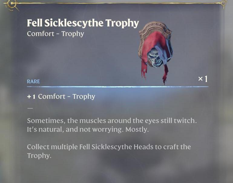 Fell Sicklescythe Head.