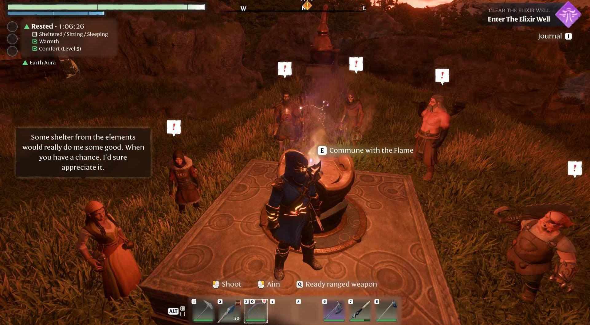 Upgrade your Flame Altar to Level 6 using the Fell Sicklescythe Head.